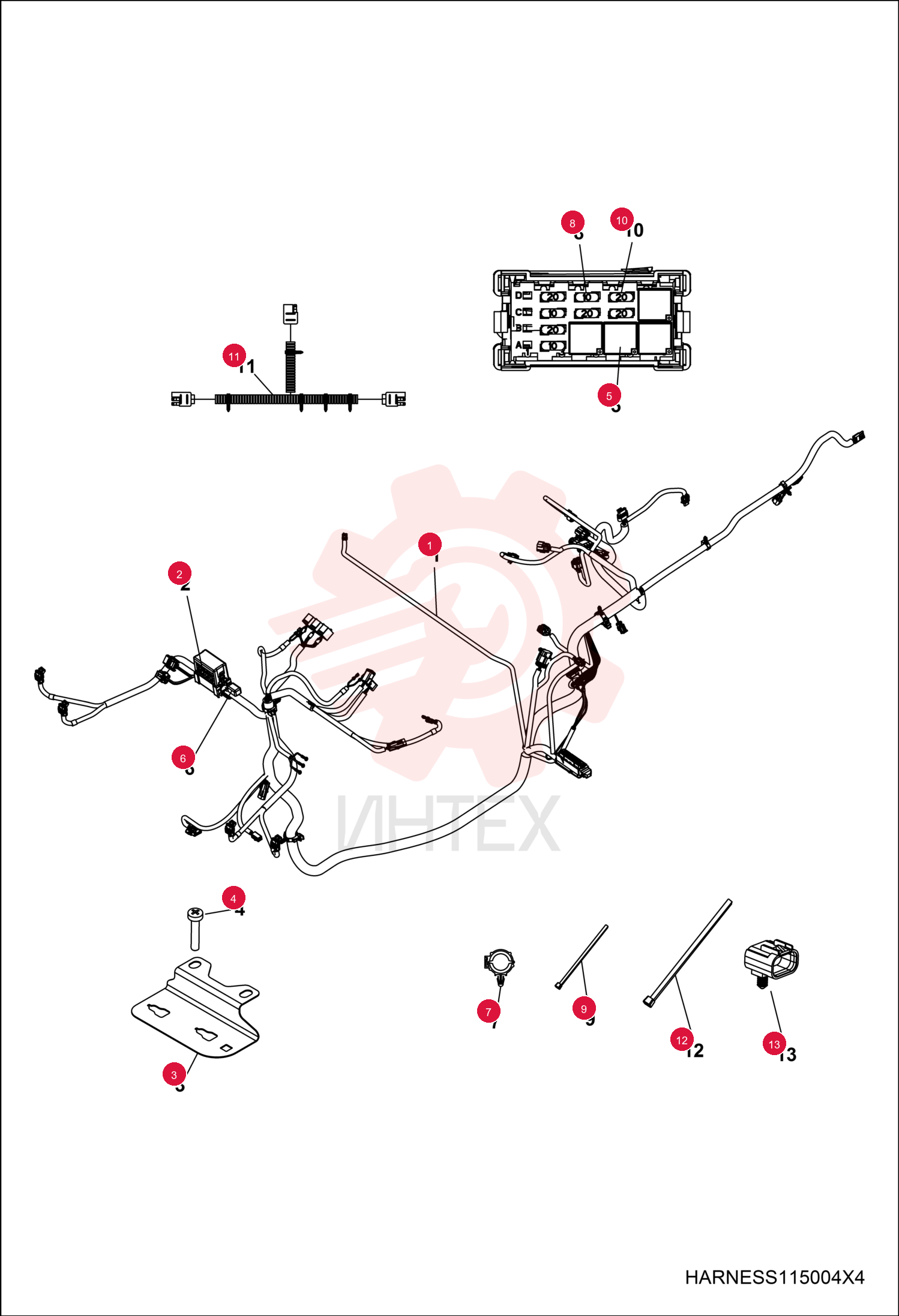 KIT, FUSIBLE LINK 0.8 MM