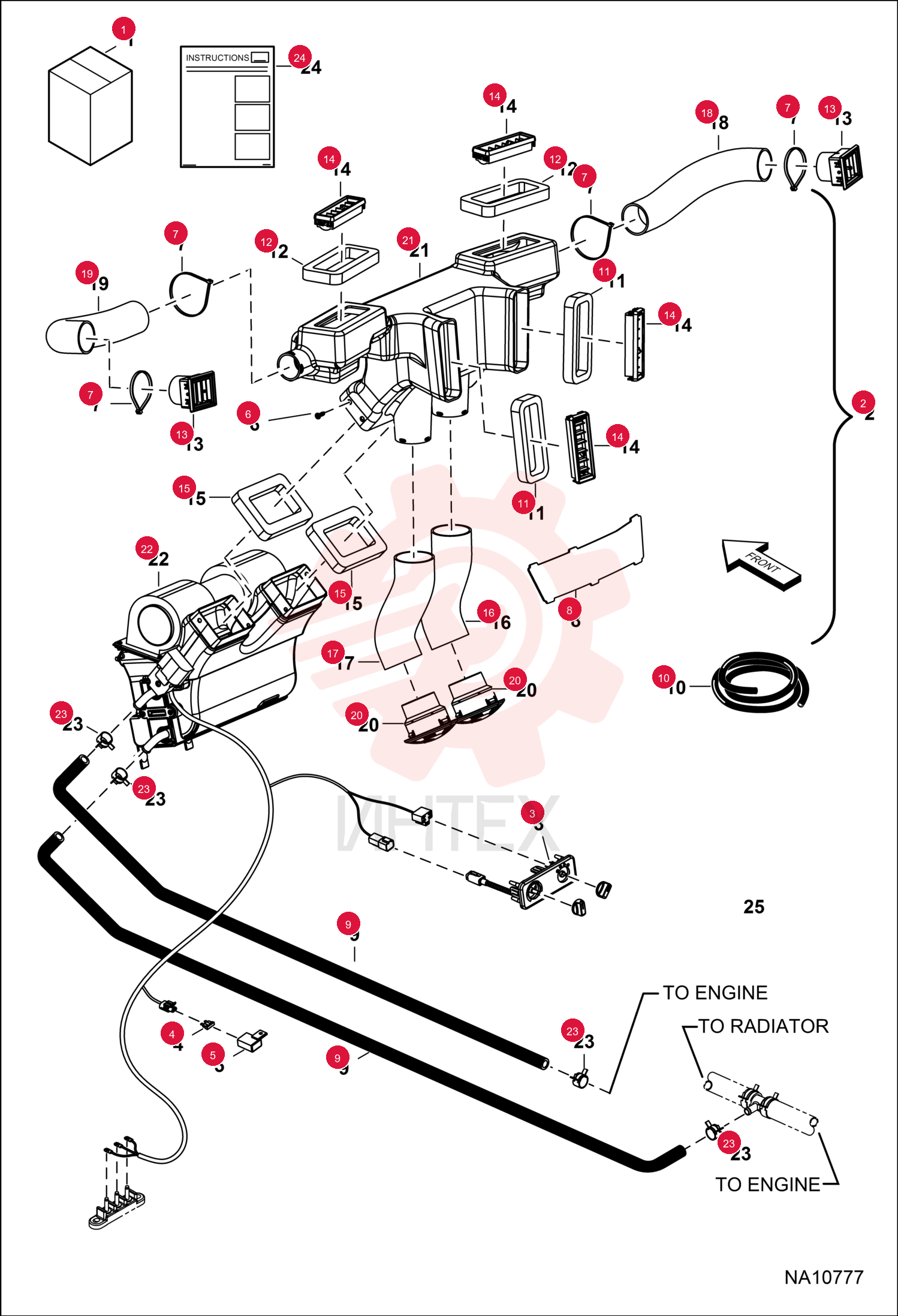 KIT, HEATER GAS 7273822 (2)