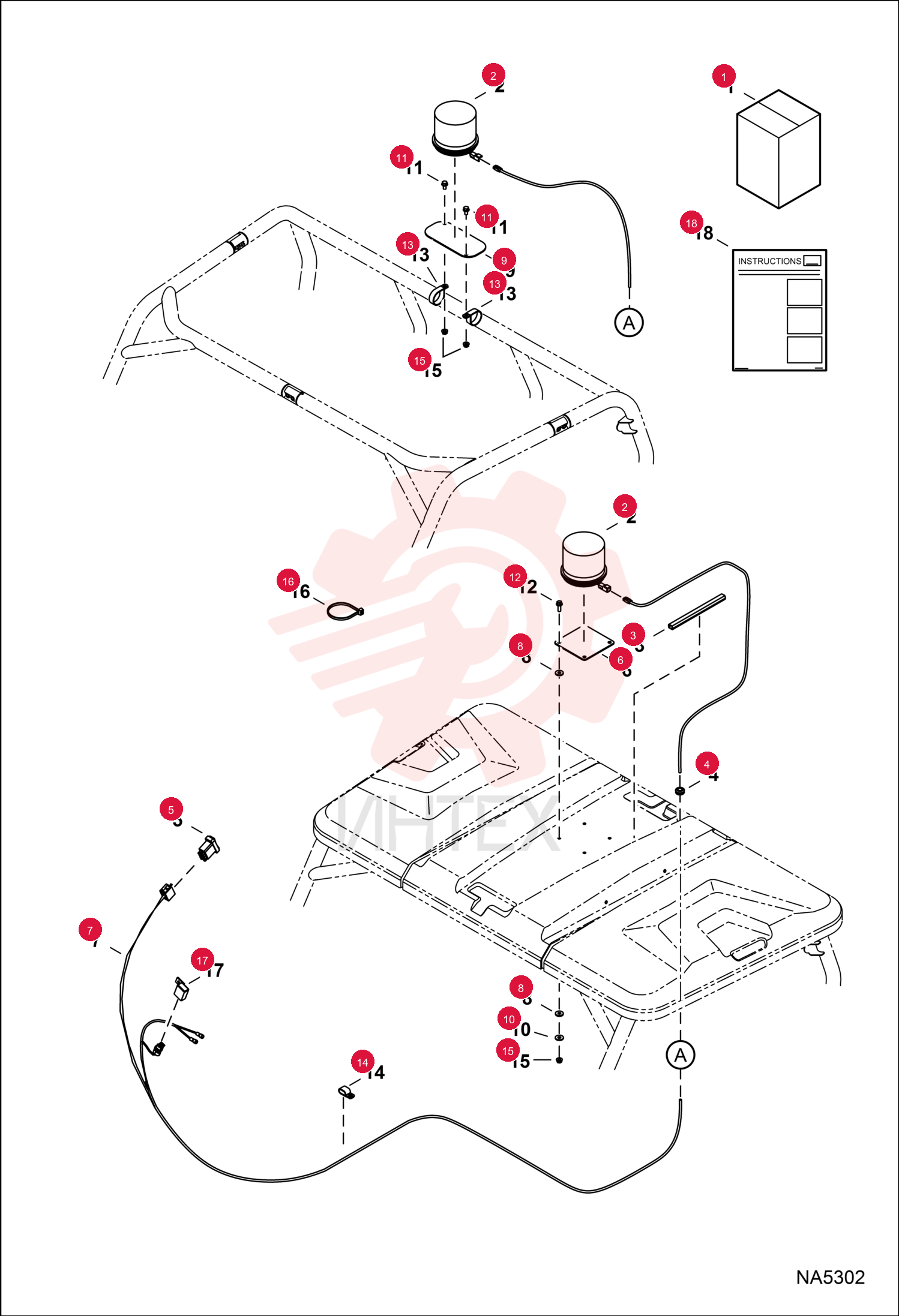 KIT, STROBE LIGHT 7193346 (3)