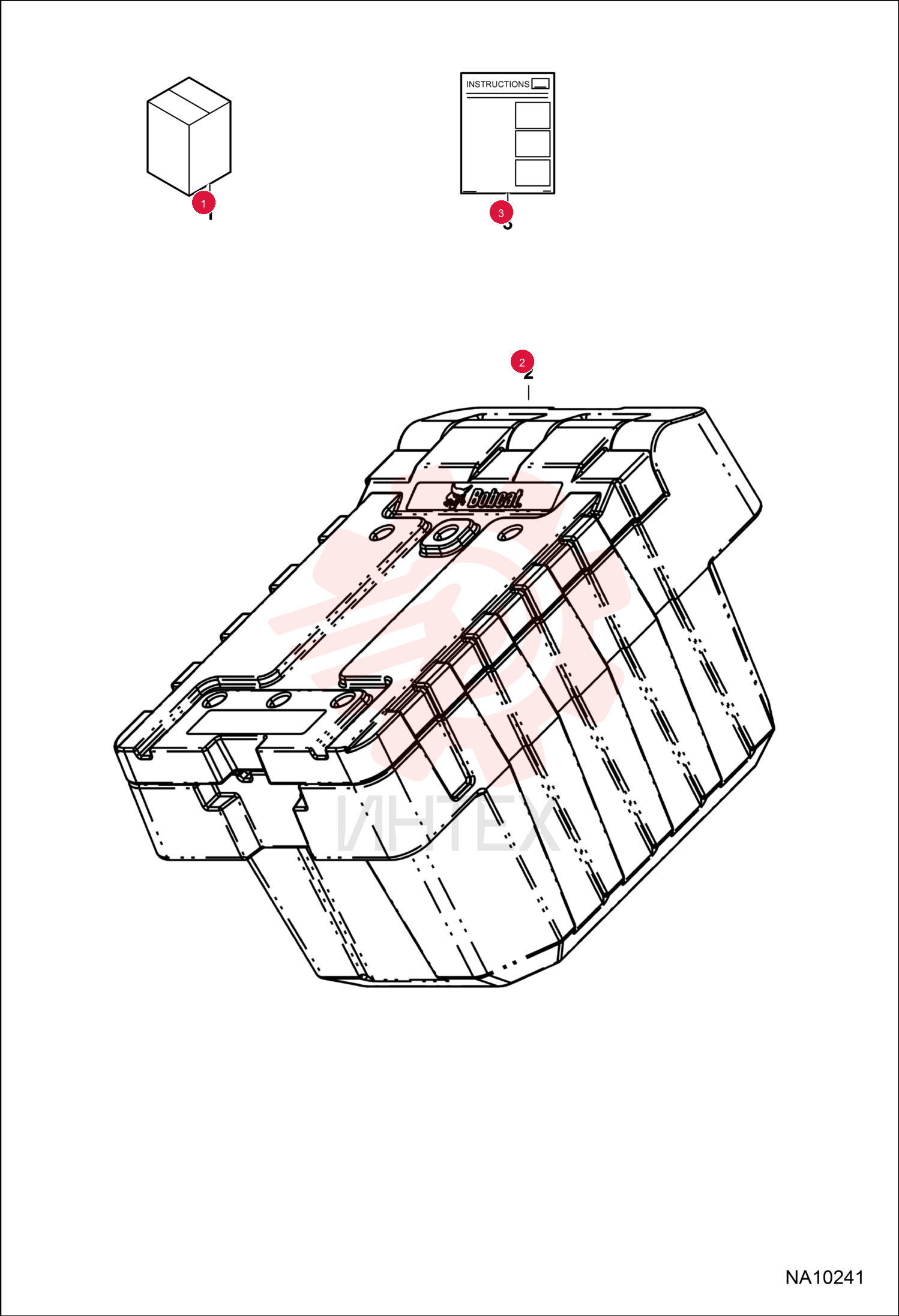 KIT, TOOL BOX 7236106 (6)