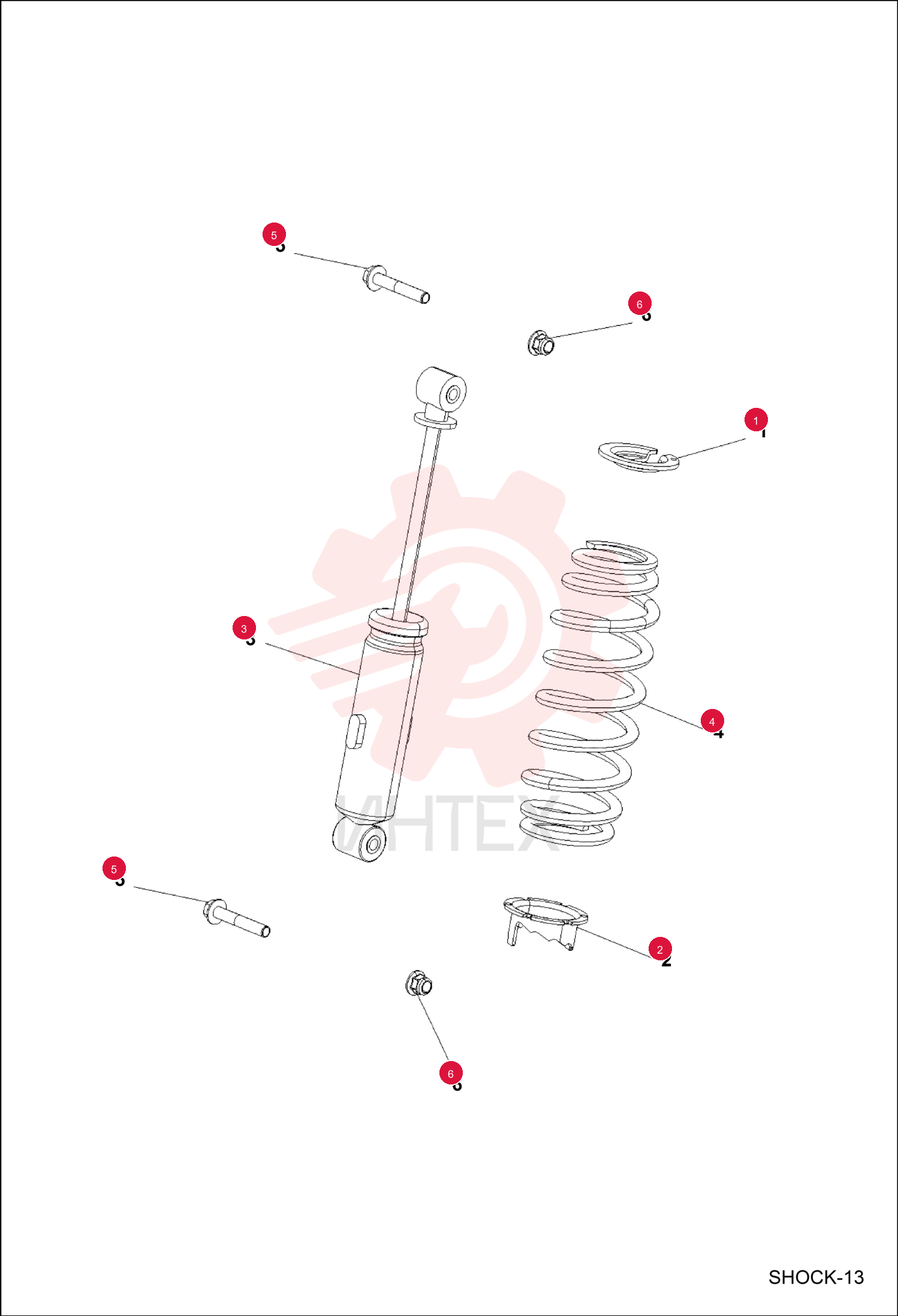 RETAINER, SPRING, STEEL 7016576 (9)
