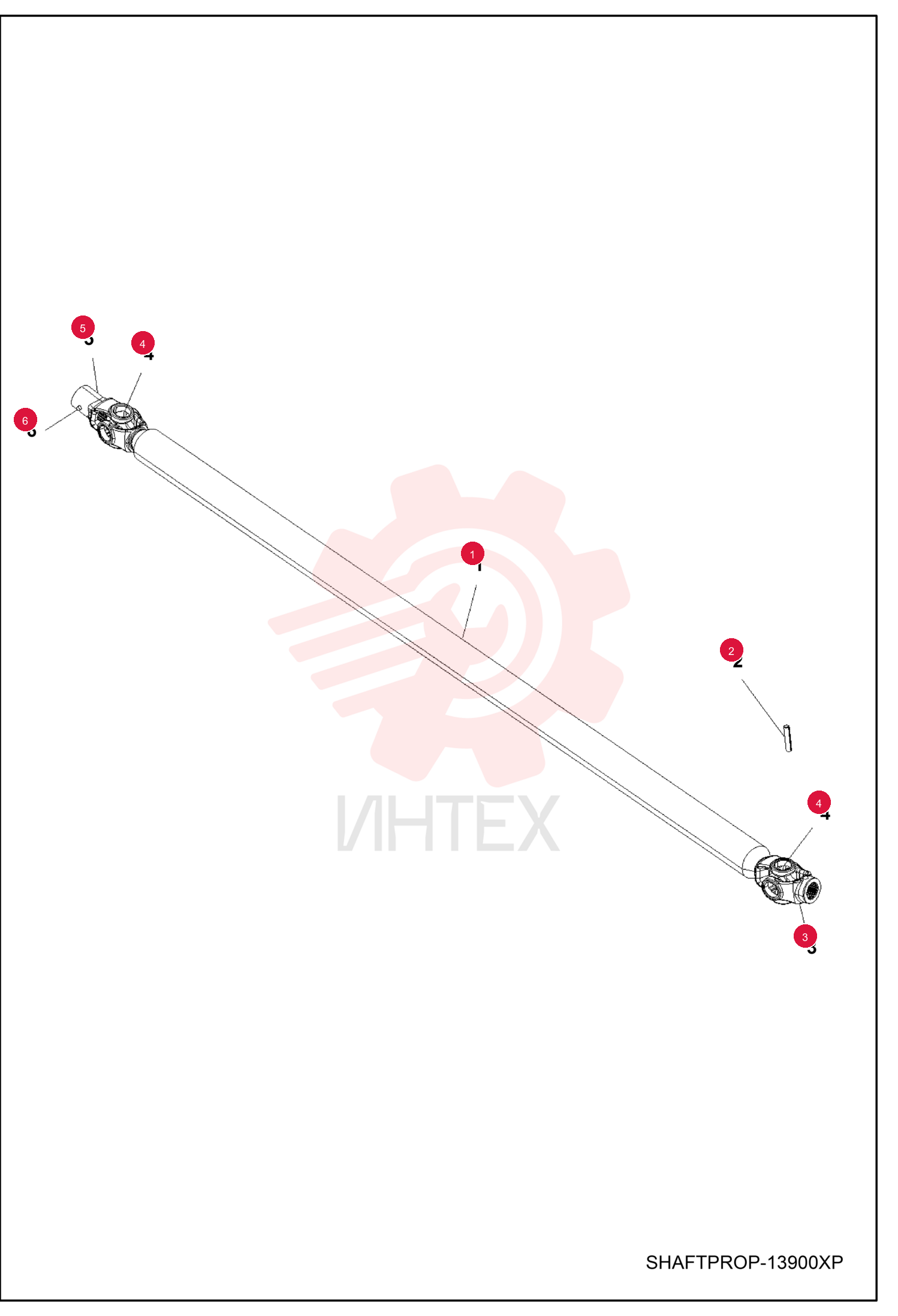 SHAFT ASSEMBLY 7258296 (1)