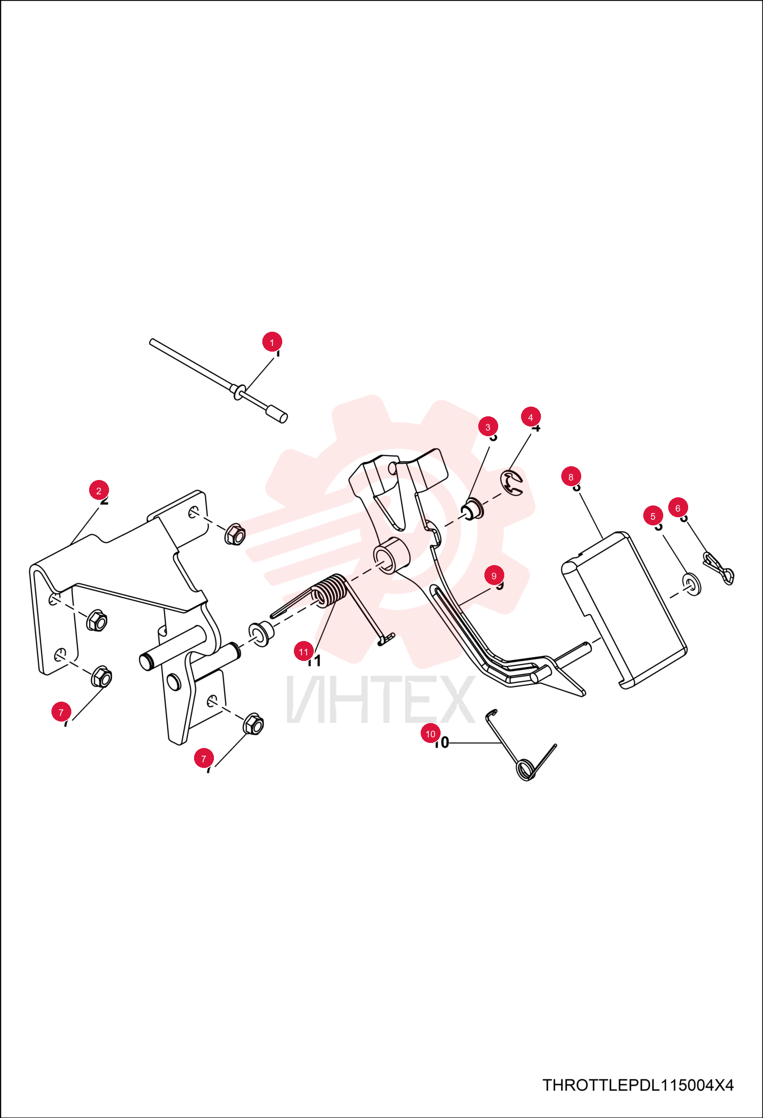CABLE, THROTTLE 7016266
