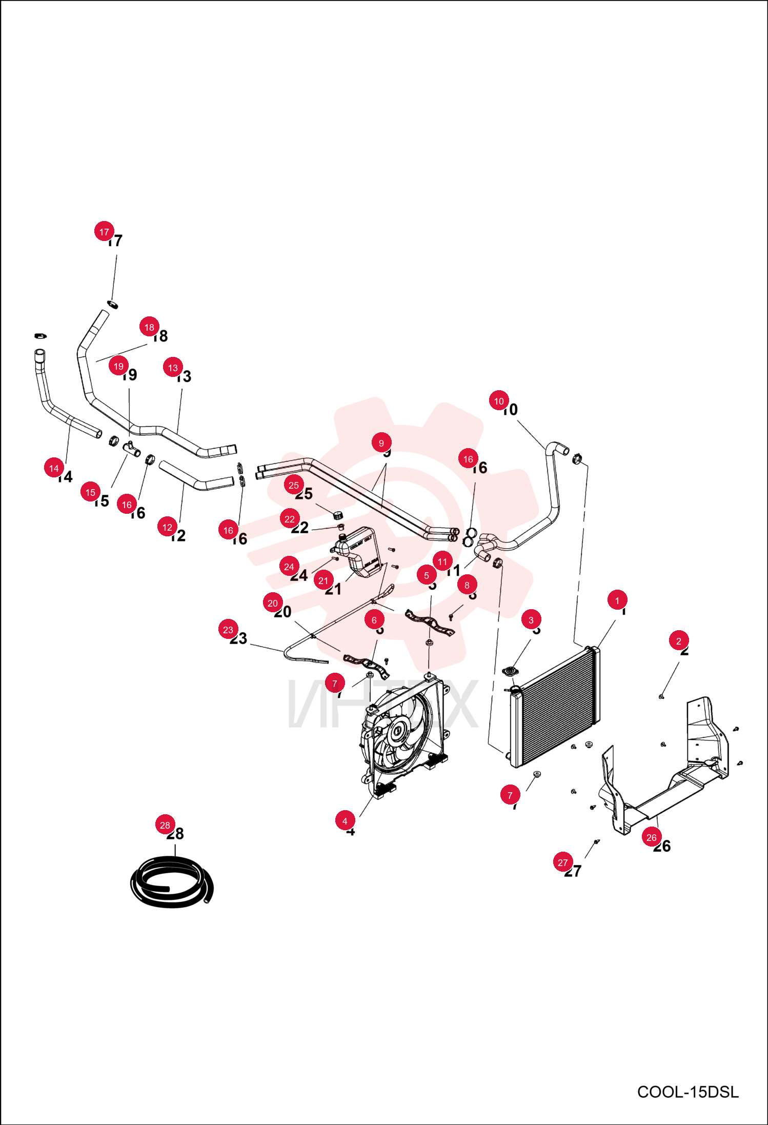 CORE, RADIATOR 7258598 (5)