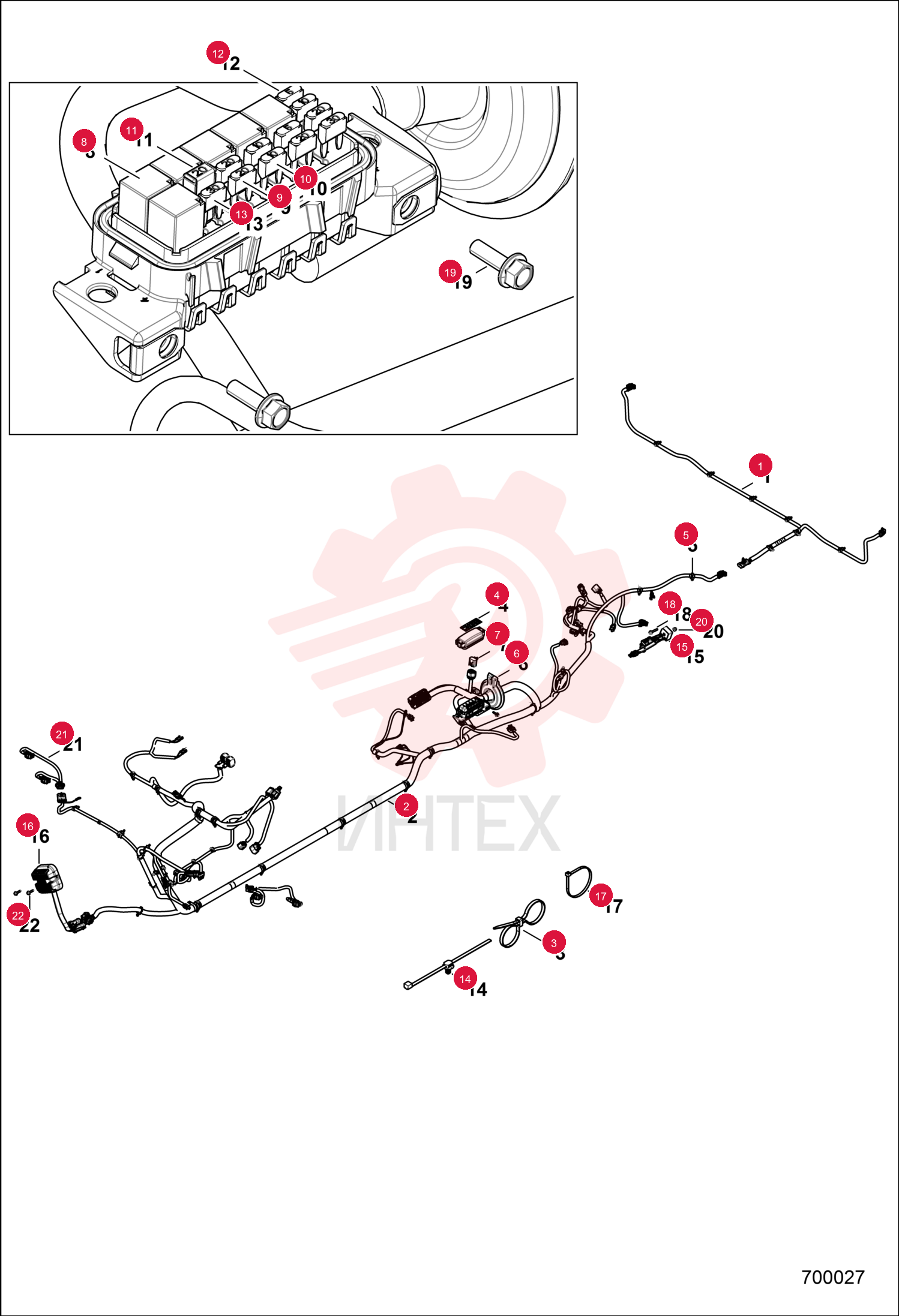 HARNESS, LIGHT REAR 7258345 (4)