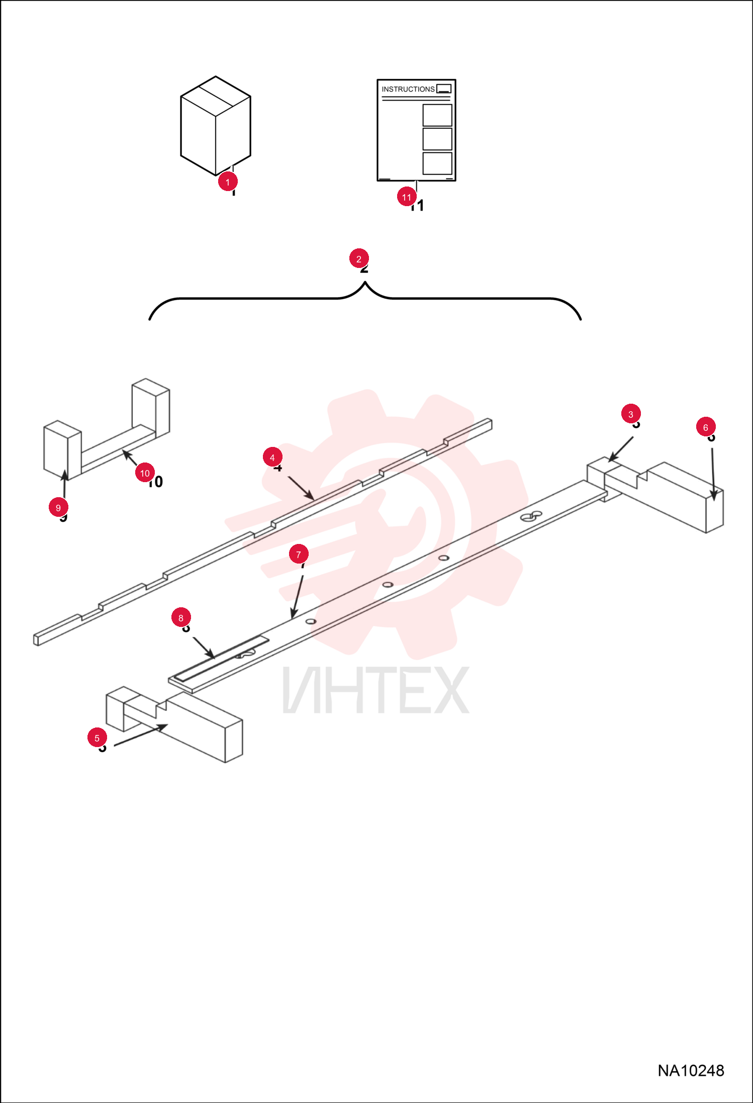 KIT, SEAL CAB XL 7265236 (2)