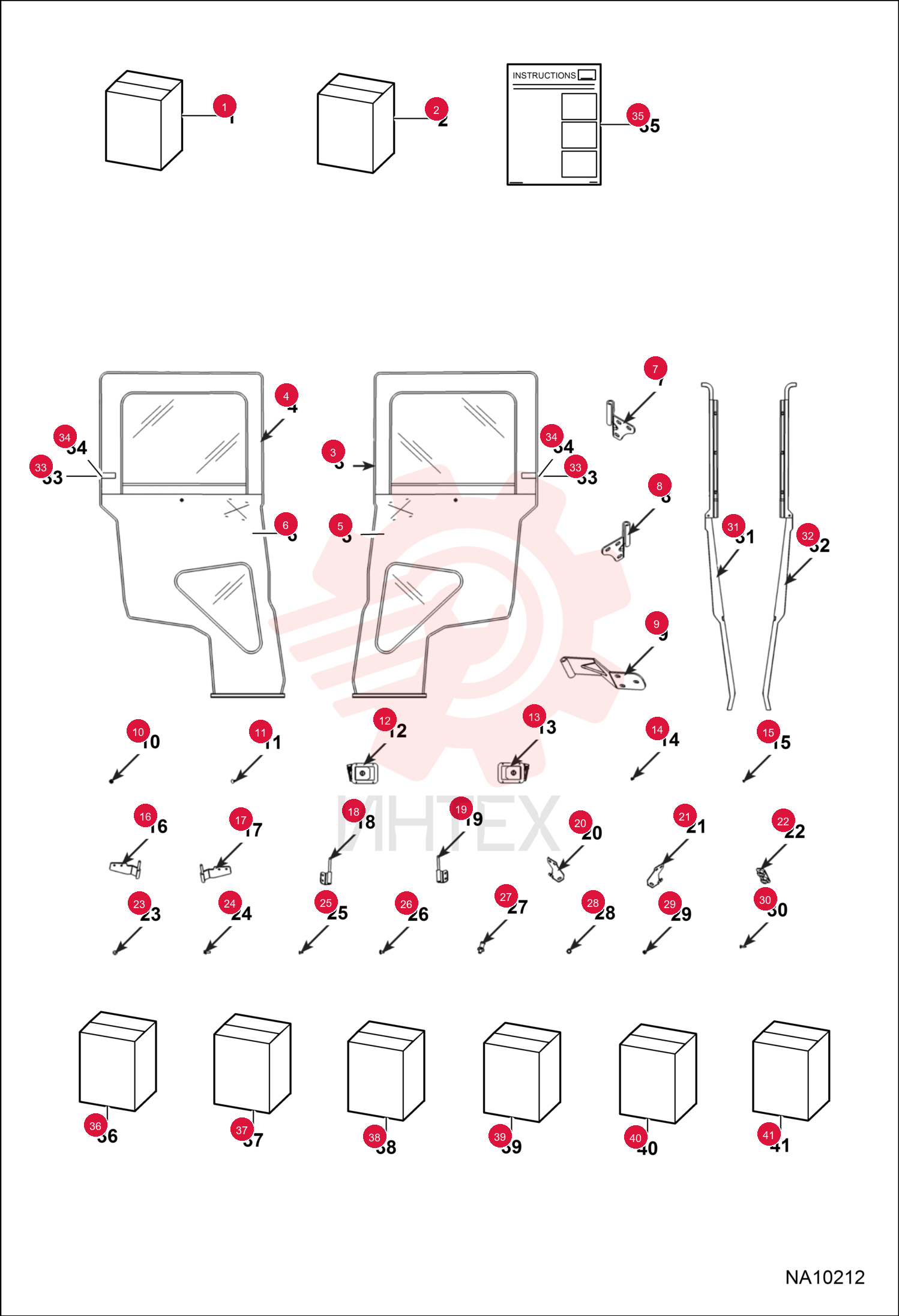 KIT XL REAR CANVAS DOOR 7259502 (2)