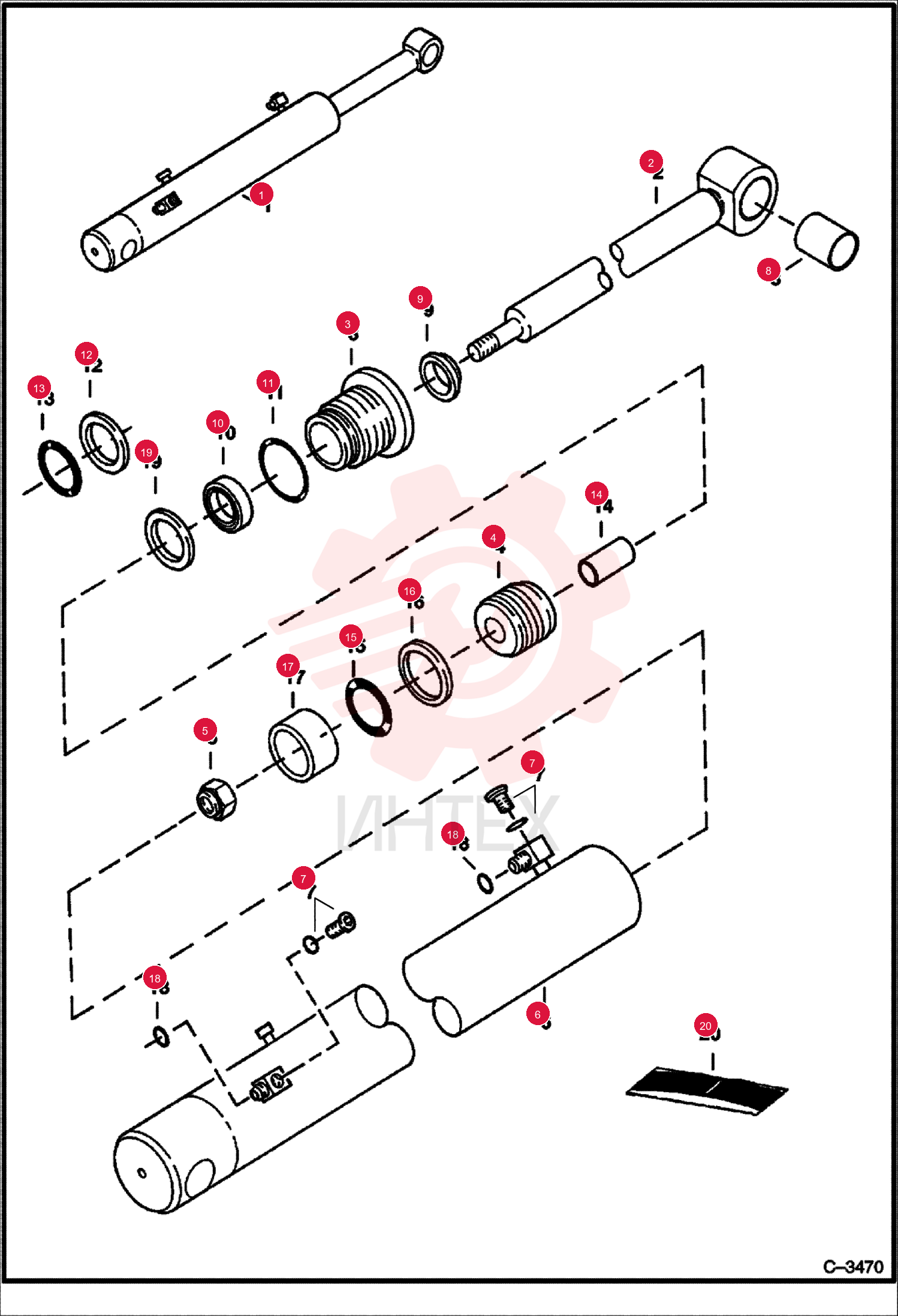 CYLINDER, ARM 6810251 (2)