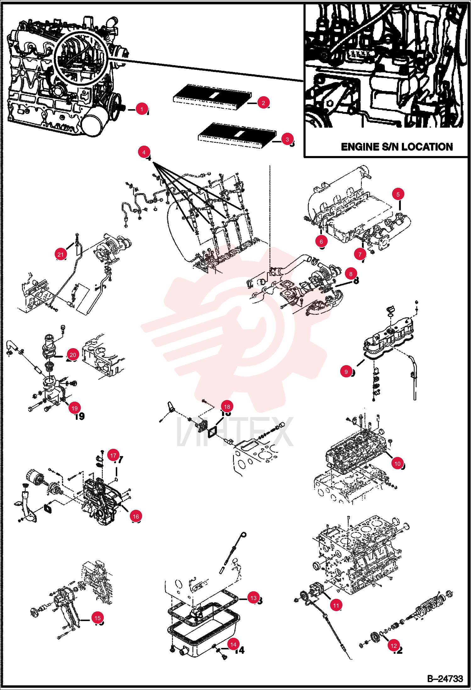 ENGINE, KUBOTA V2003T E2B TIER 2 6685982REM (2)