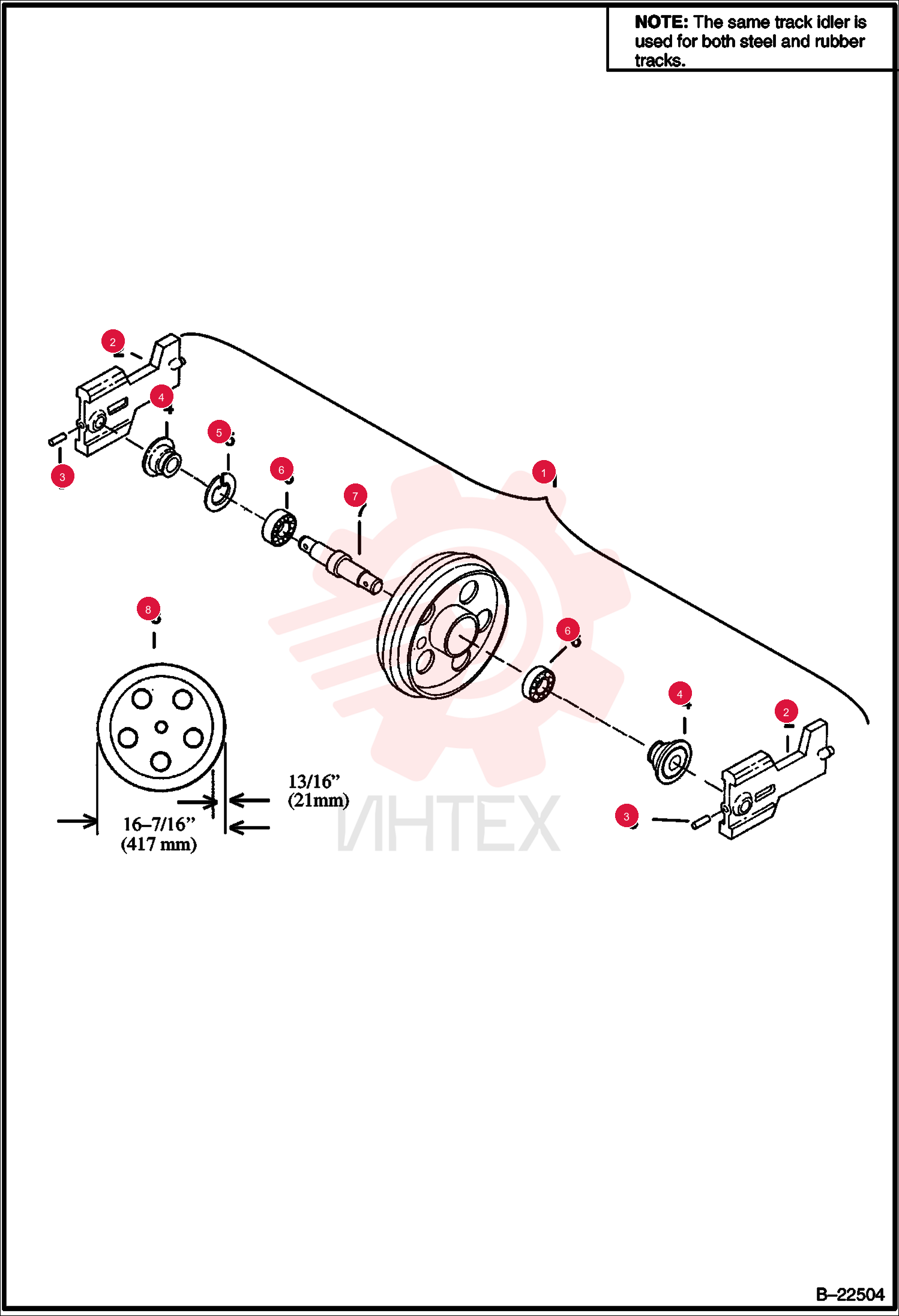 IDLER ASSEMBLY 6815125 (2)