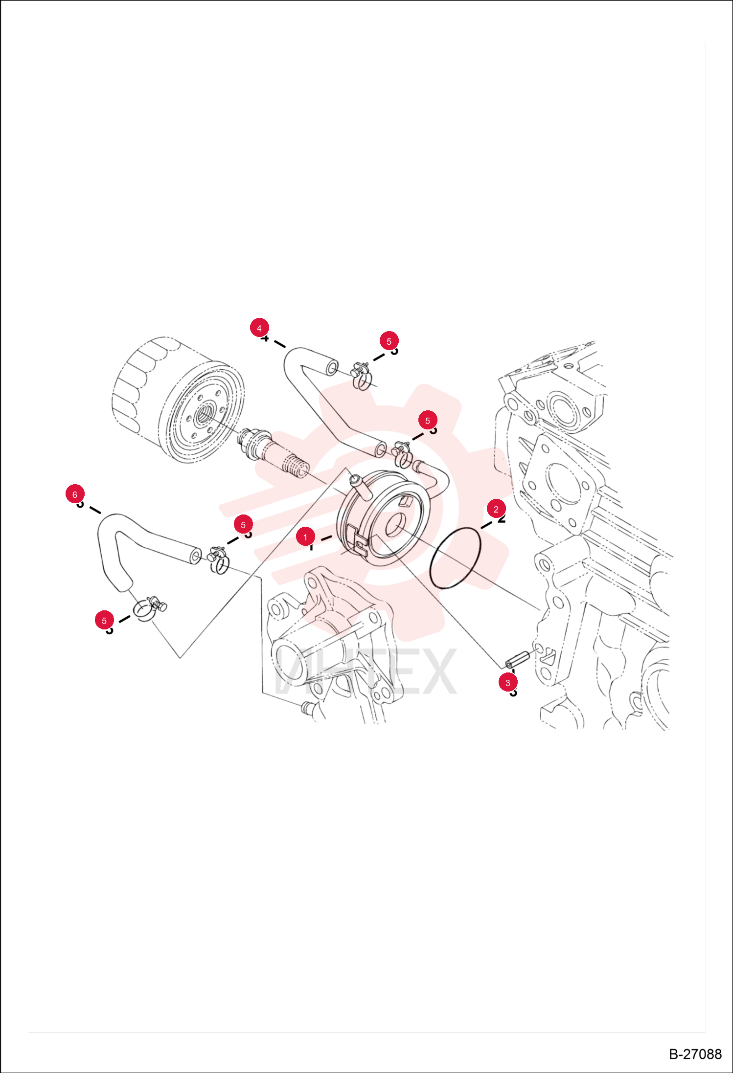 OIL COOLER 6690900