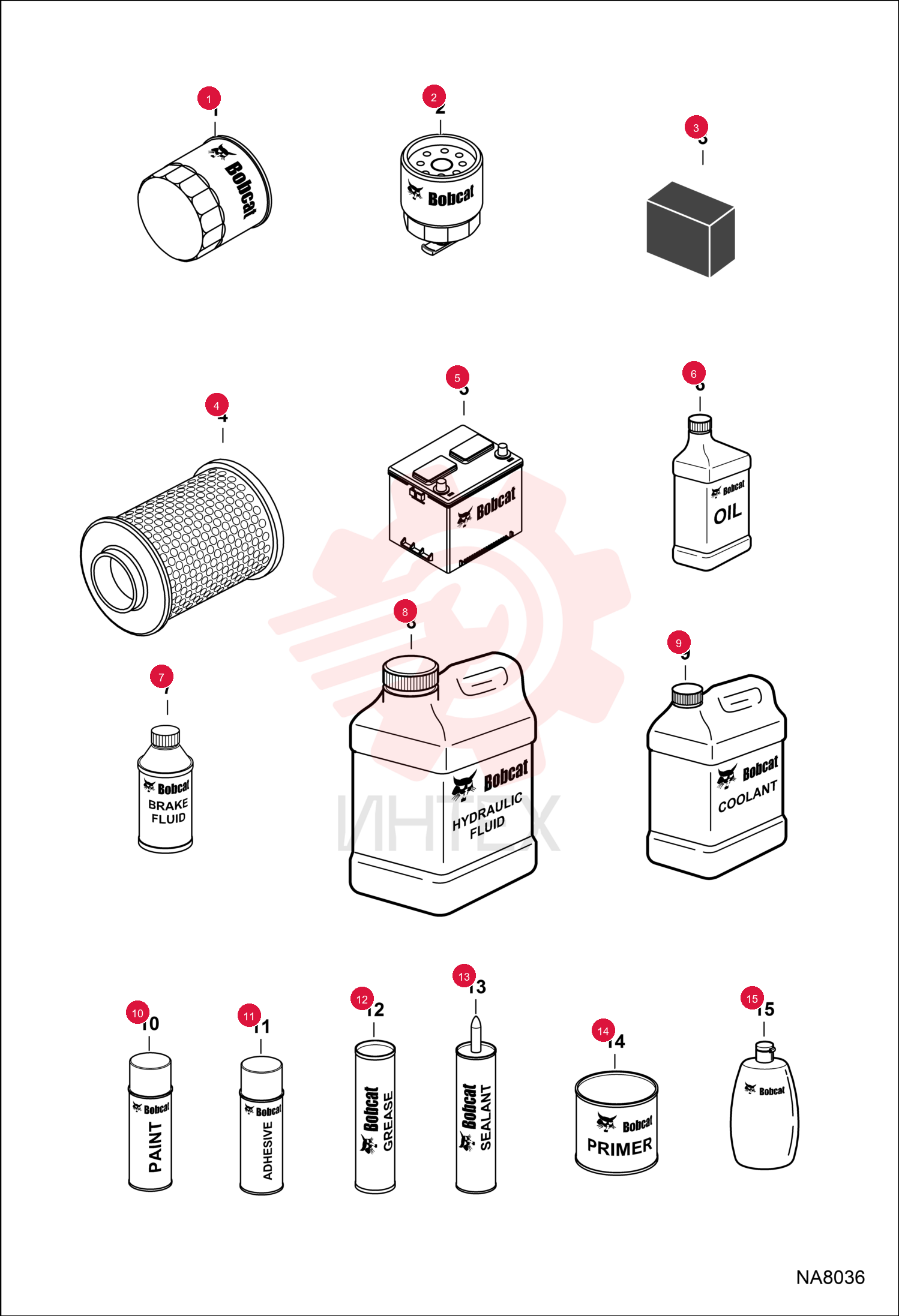 FILTER, OIL ENG 7018465 (2)
