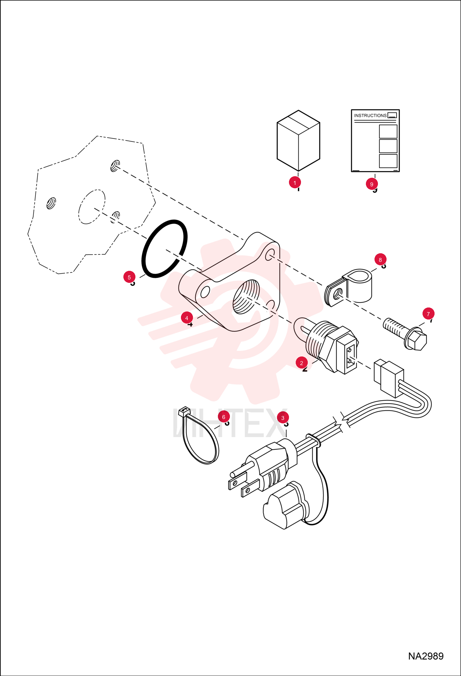 KIT, ENG BLOCK HEATER 7194783