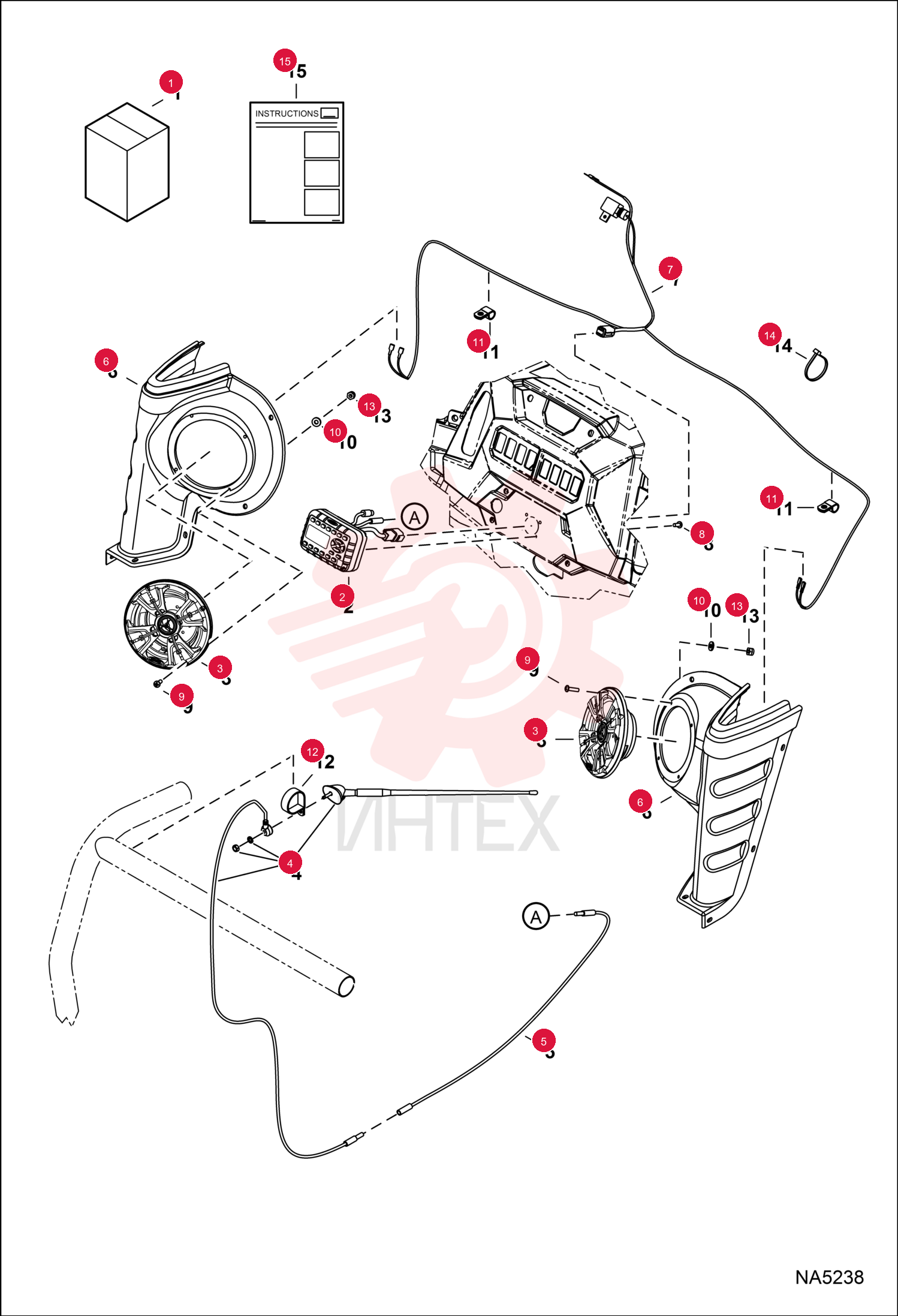 KIT, RADIO UTILITY VEHICLES 6989016