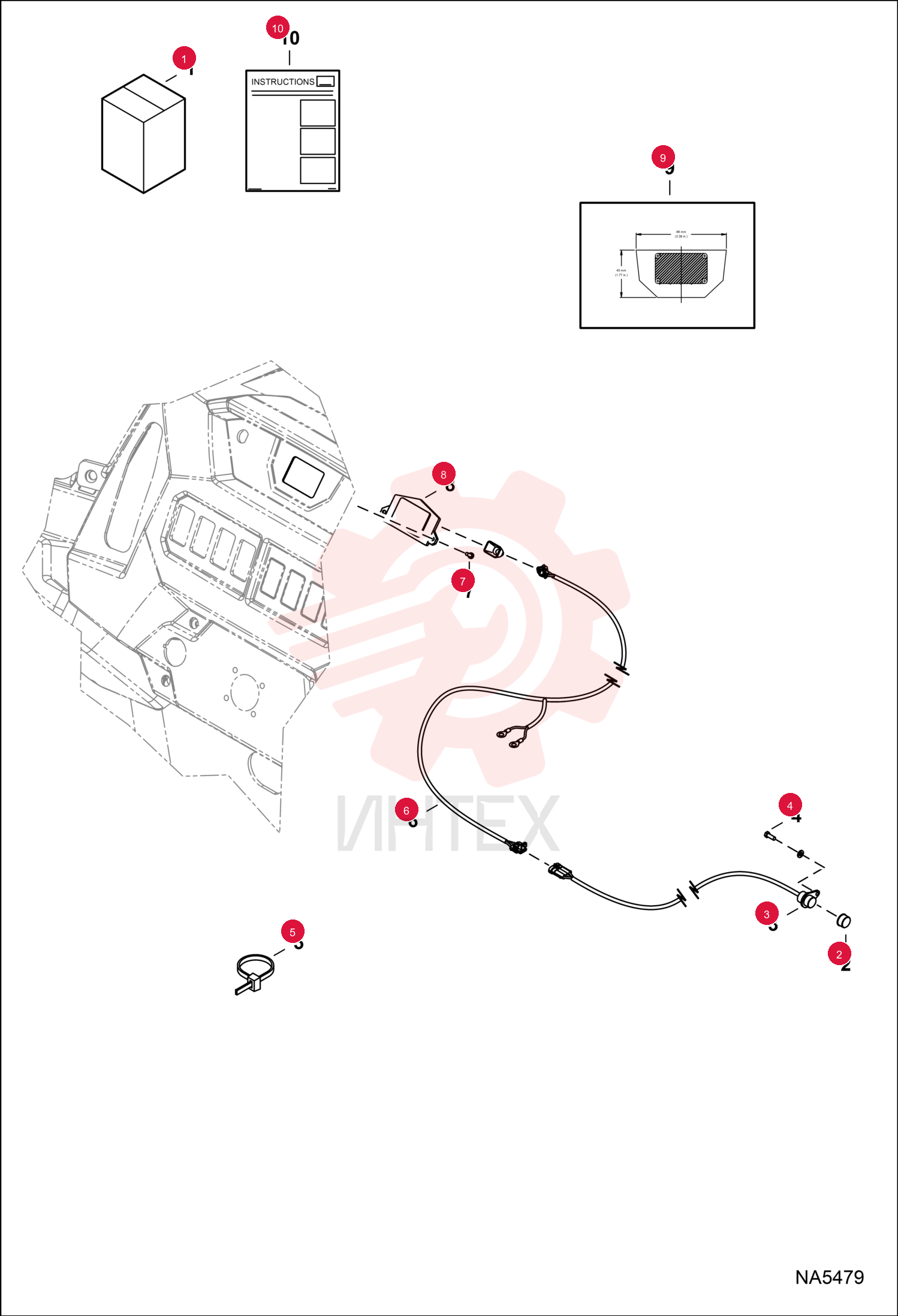 KIT, SPEEDOMETER 7194723