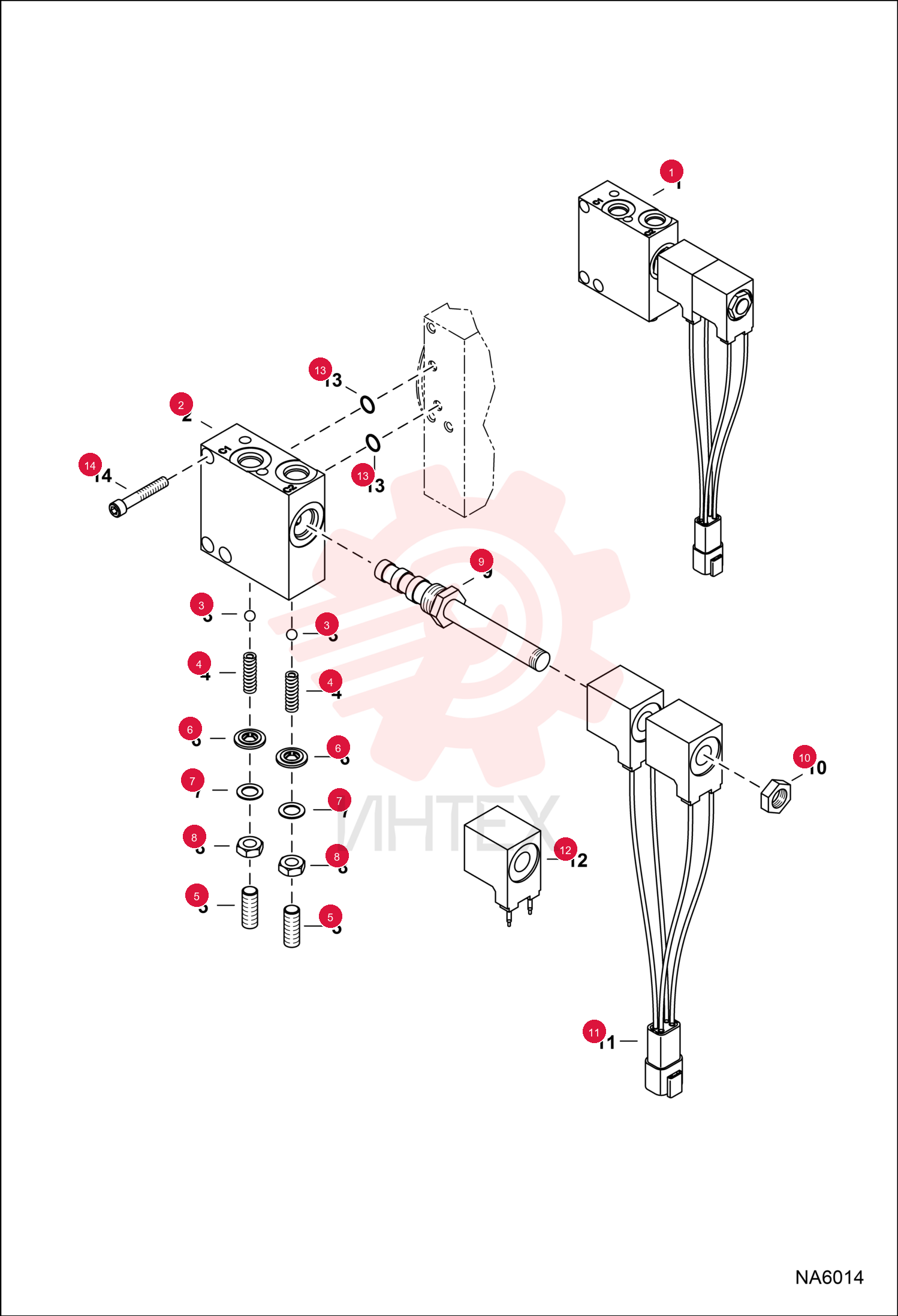 VALVE, HYD AUX 7021962