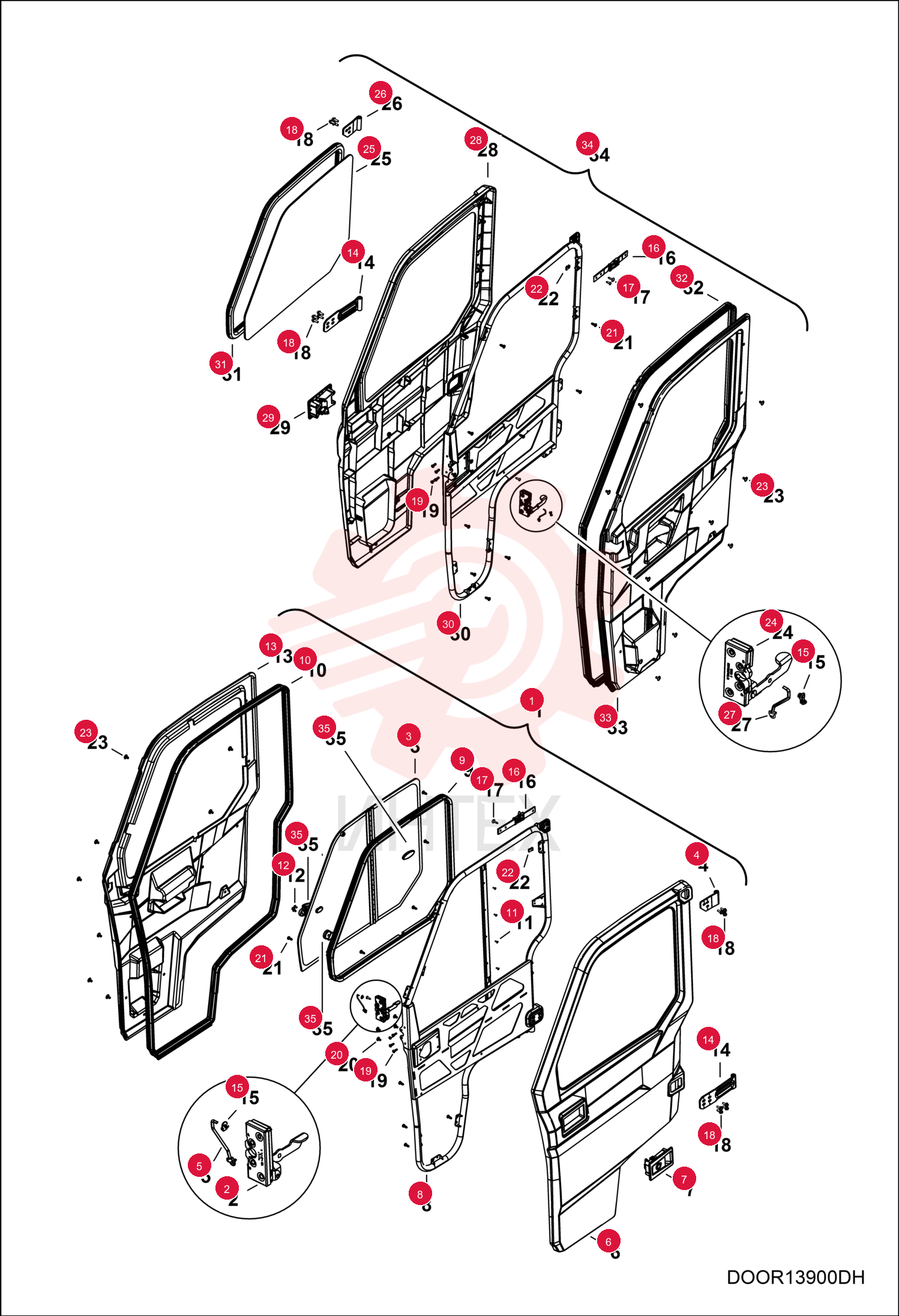 DOOR ASSEMBLY LH 7027788 (1)