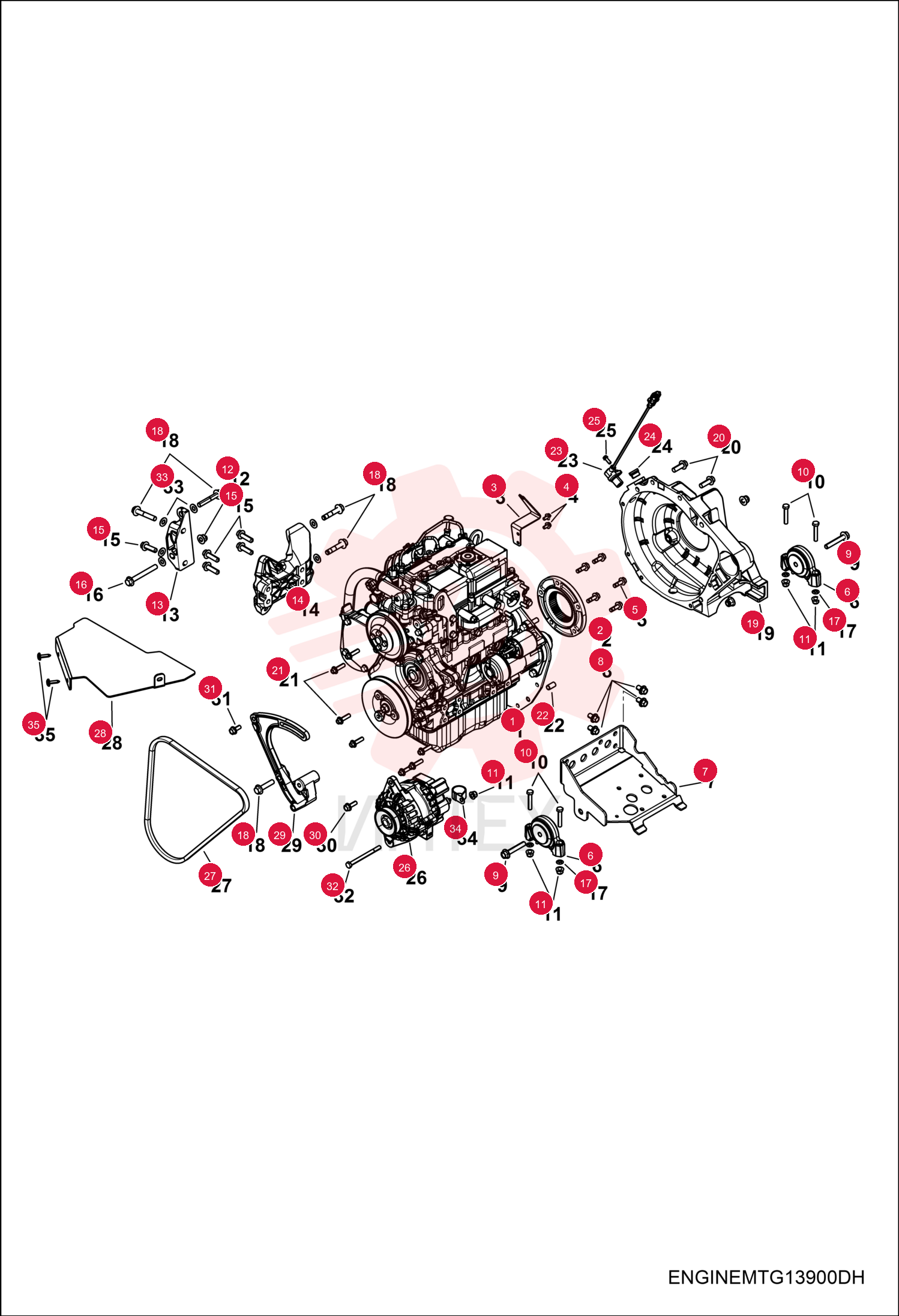 ENGINE UTV 3600