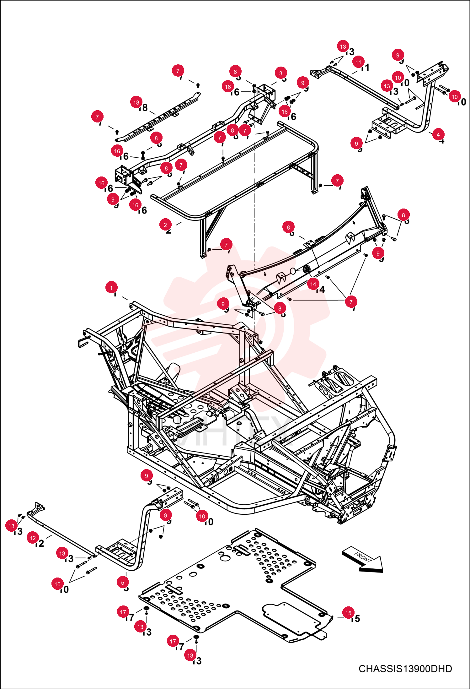 FRAME, MAIN ASSY 7025514