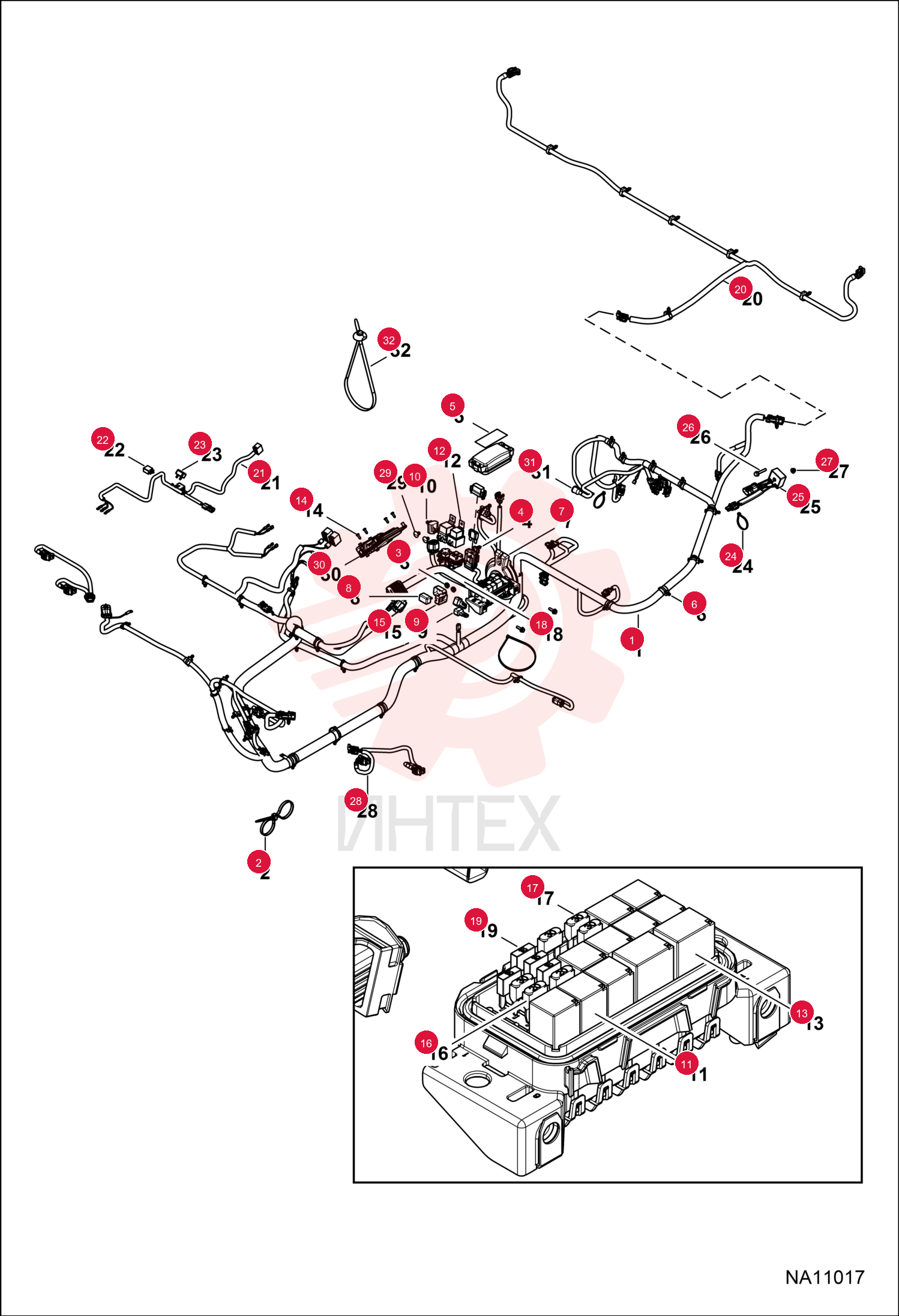 KIT, FUSIBLE LINK 2MM 6MM RING 7017577 (1)