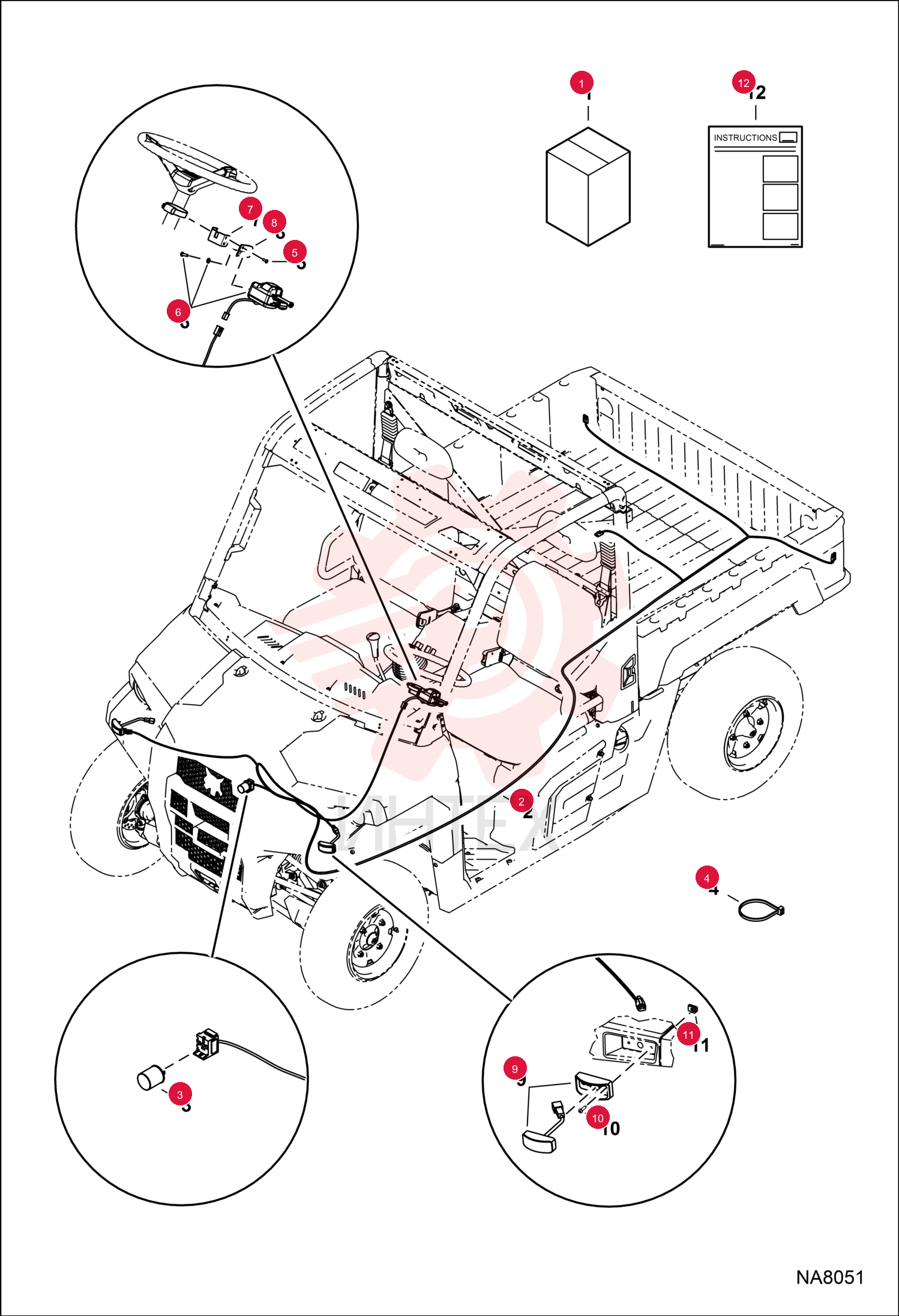 KIT, SIGNAL TURN 7261845 (1)