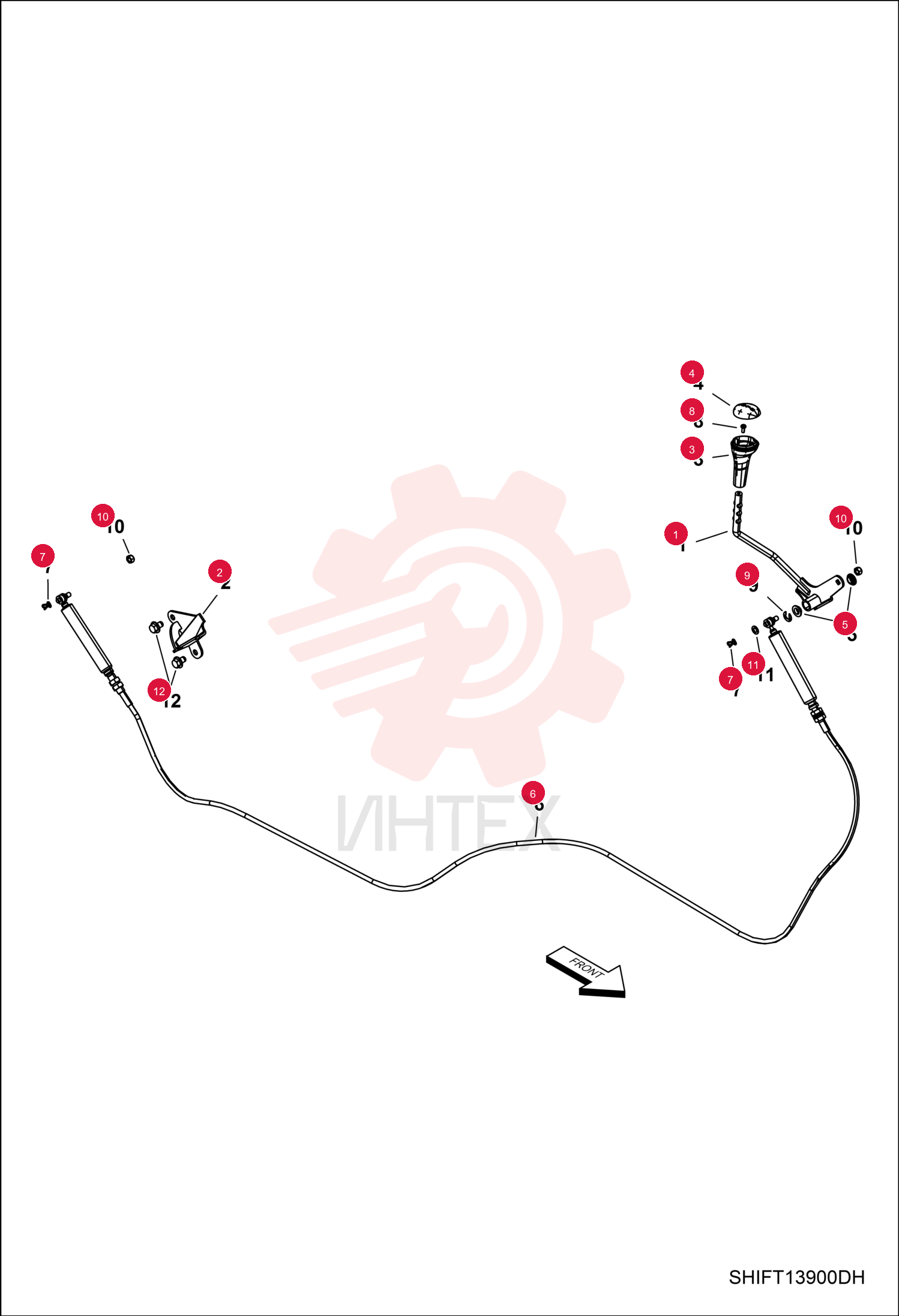 LEVER, SHIFT 7252887 (5)