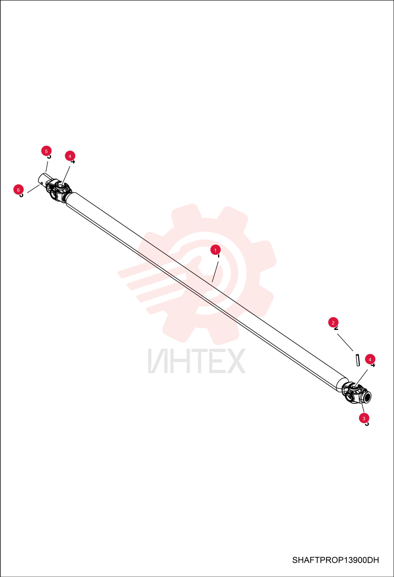 SHAFT, PROP FRONT 7252866 (1)