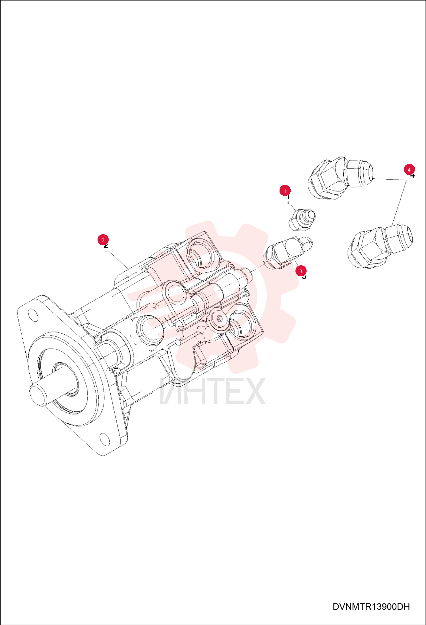 FITTING, HYD CONNECTOR 15KB0606 (1)