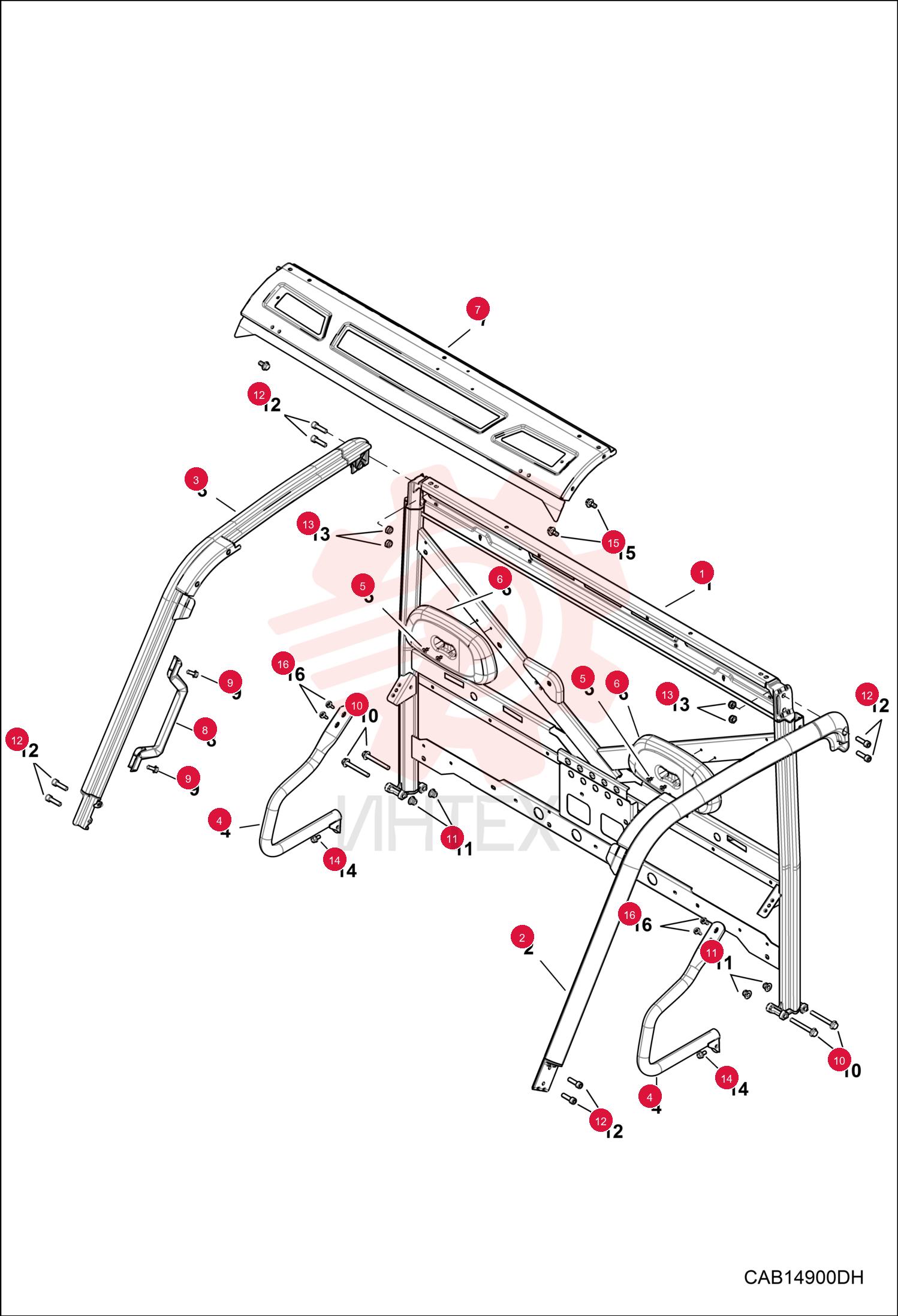 FRAME, CAB 7252822