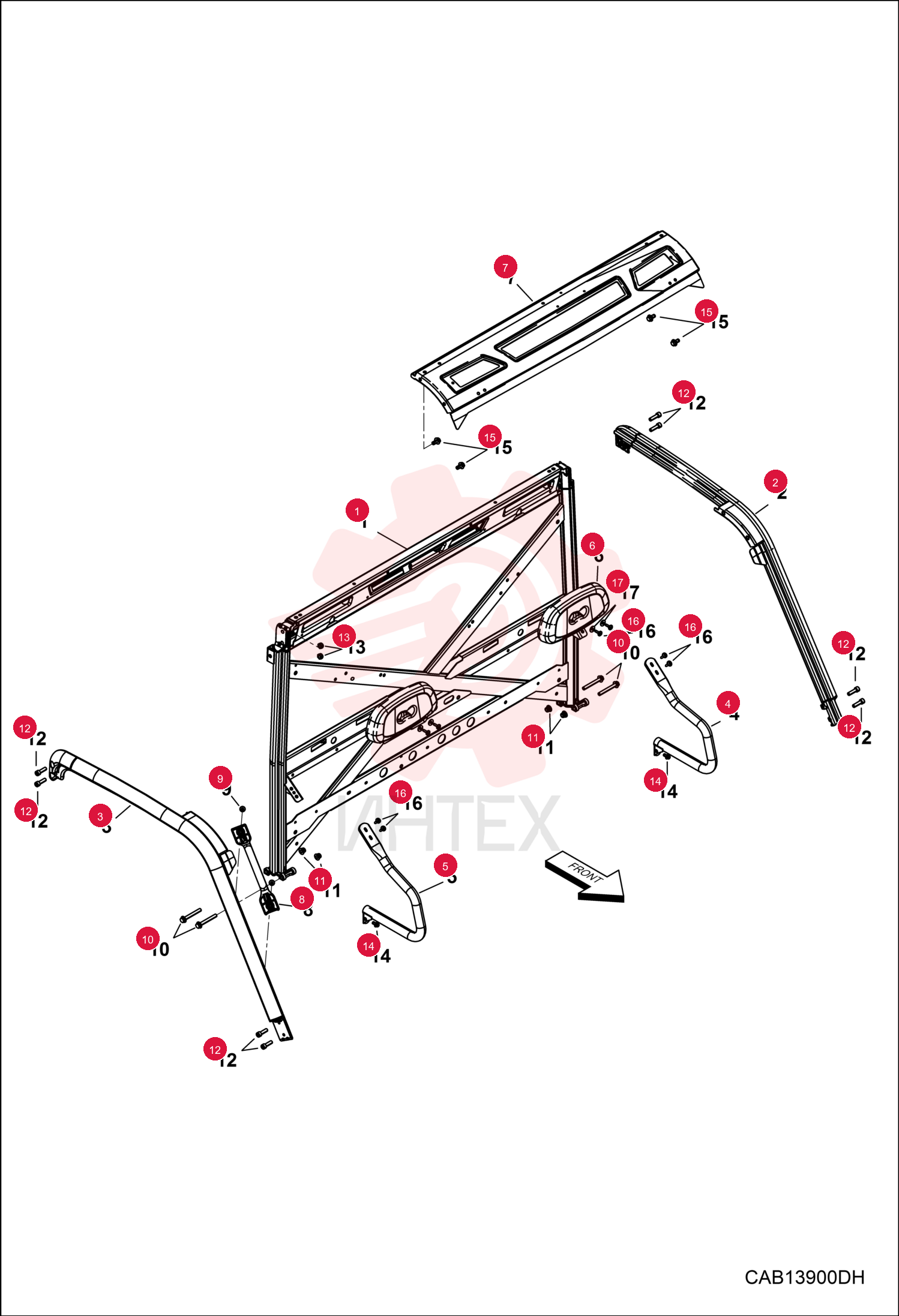 FRAME, CAB 7025532