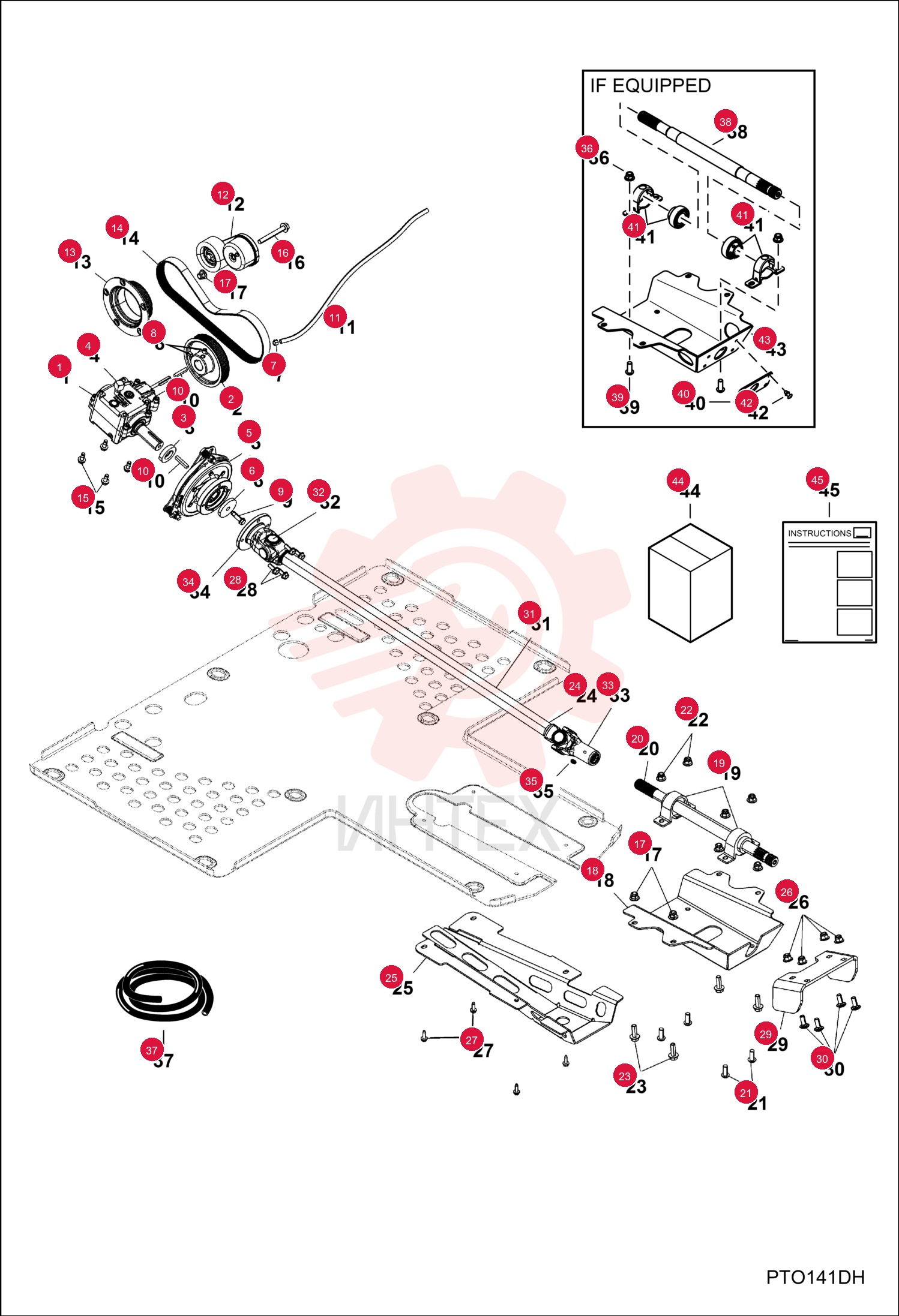 HOUSING, GEARBOX 7023309 (4)