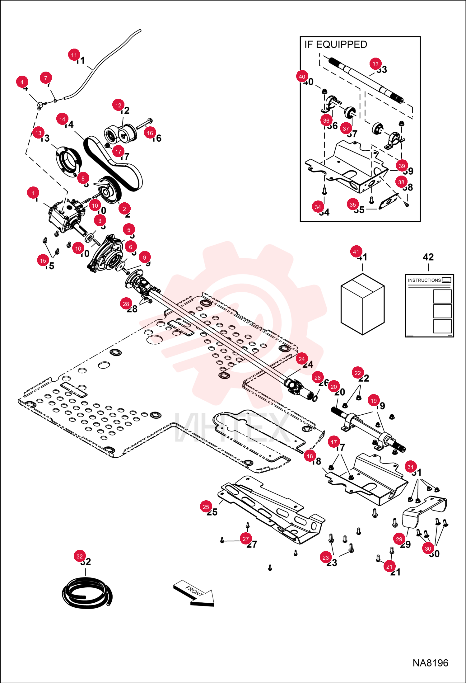 HOUSING, GEARBOX 7023309 (1)