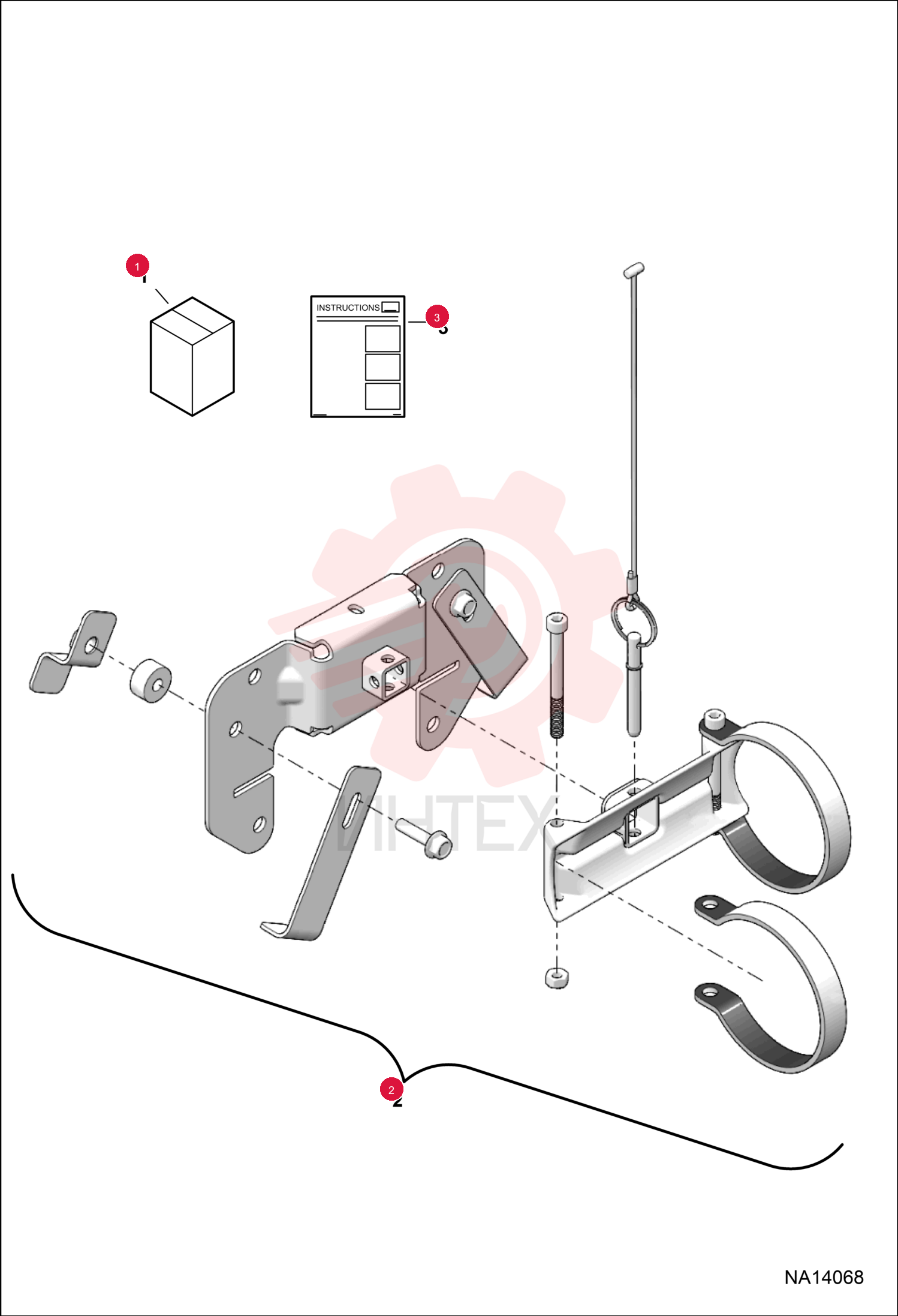 KIT BRACKET 7327576 (1)