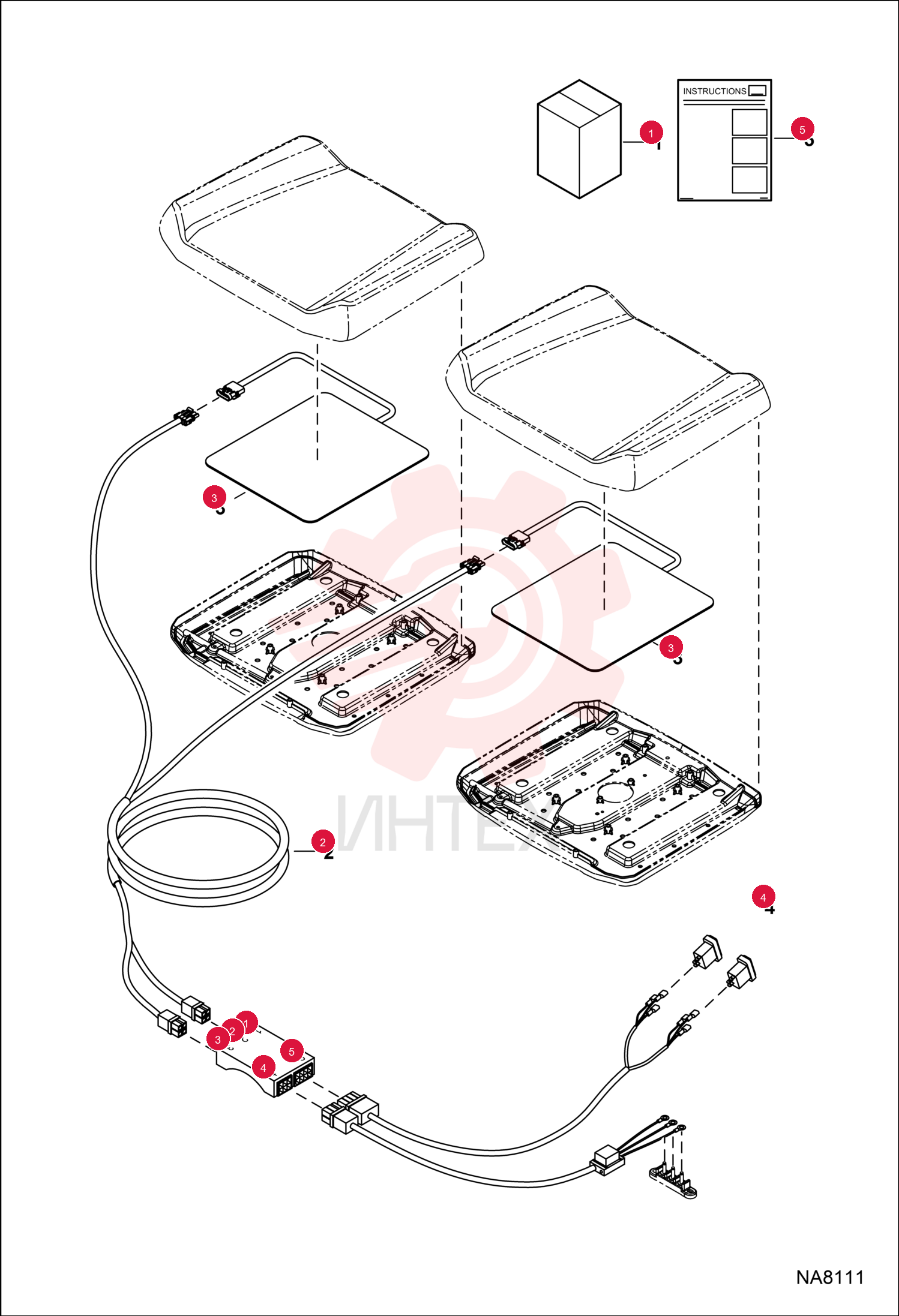 KIT, HEATED SEAT 7228091 (1)