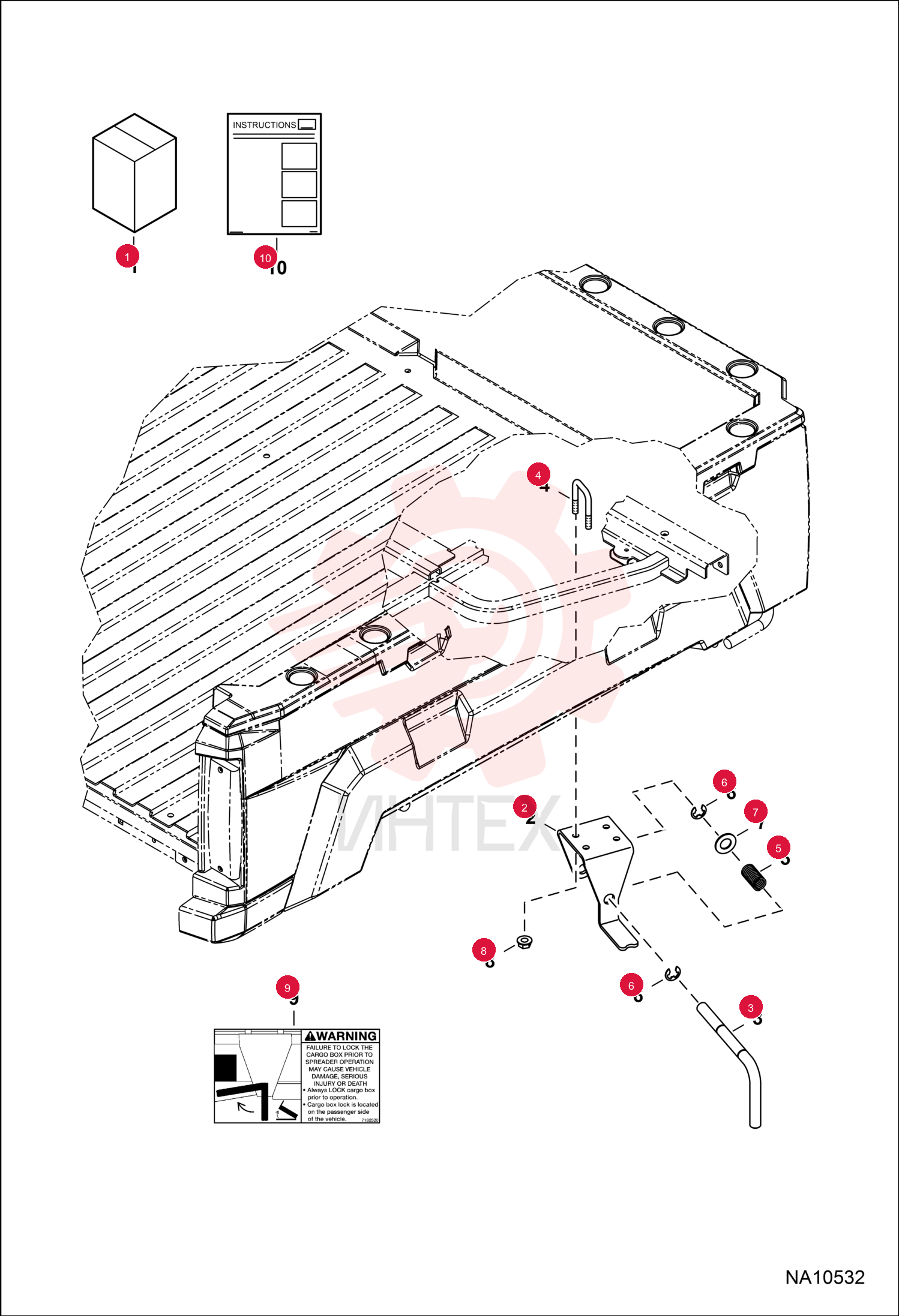KIT, HOLD DOWN 7269587 (2)