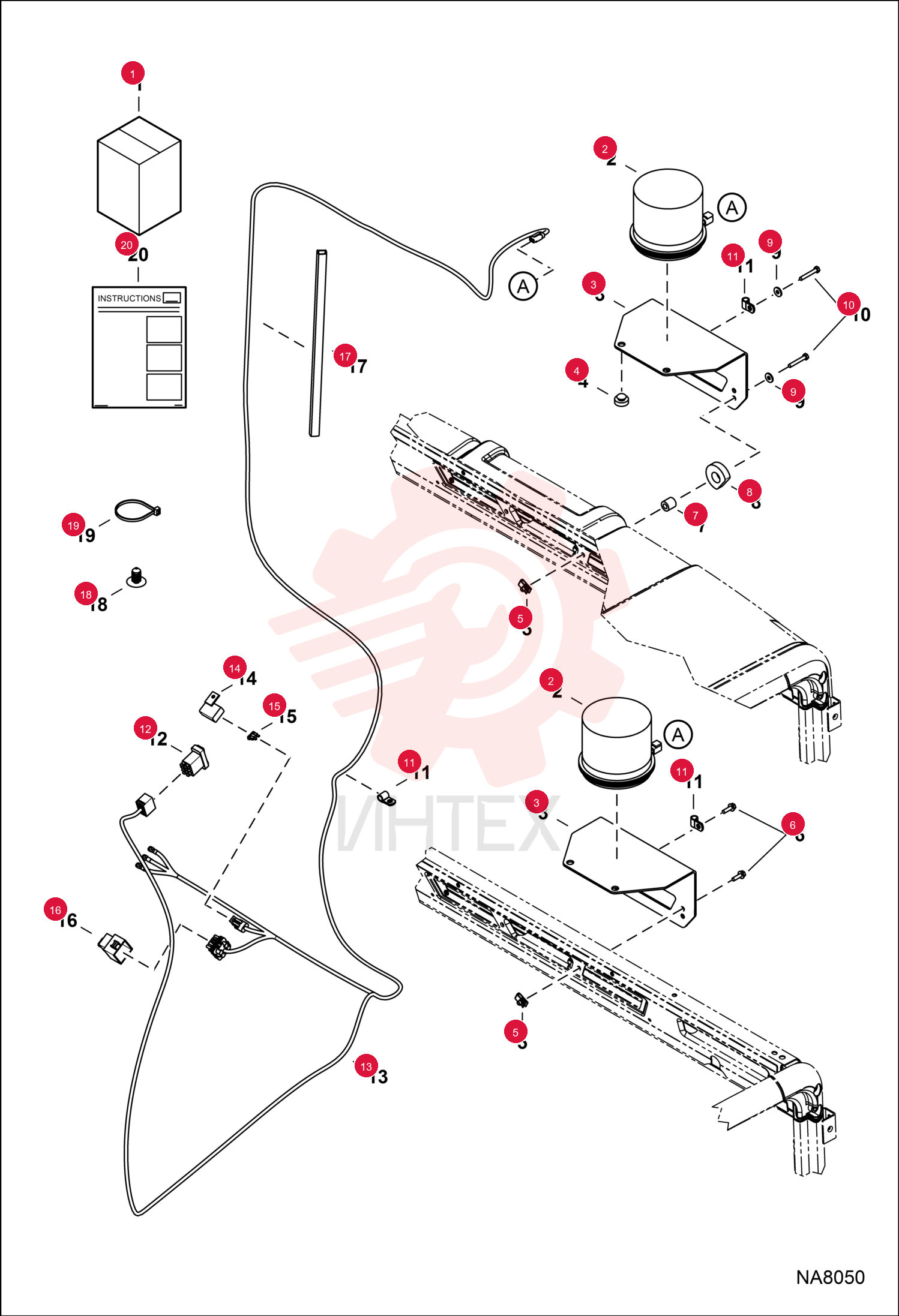 KIT, LIGHT STROBE FLASHING 7204860