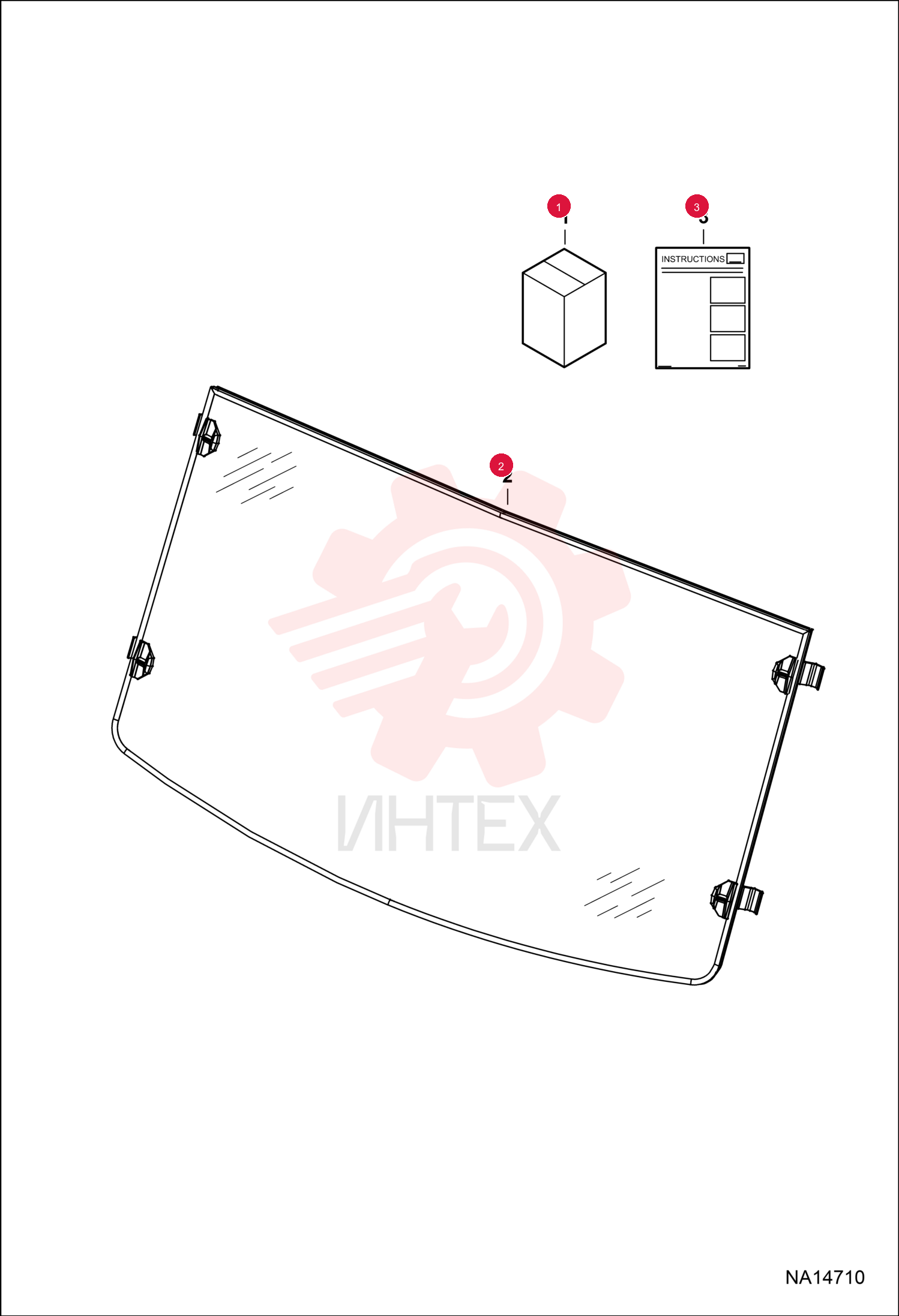 KIT WINDSHIELD POLY HARD 7343031 (1)