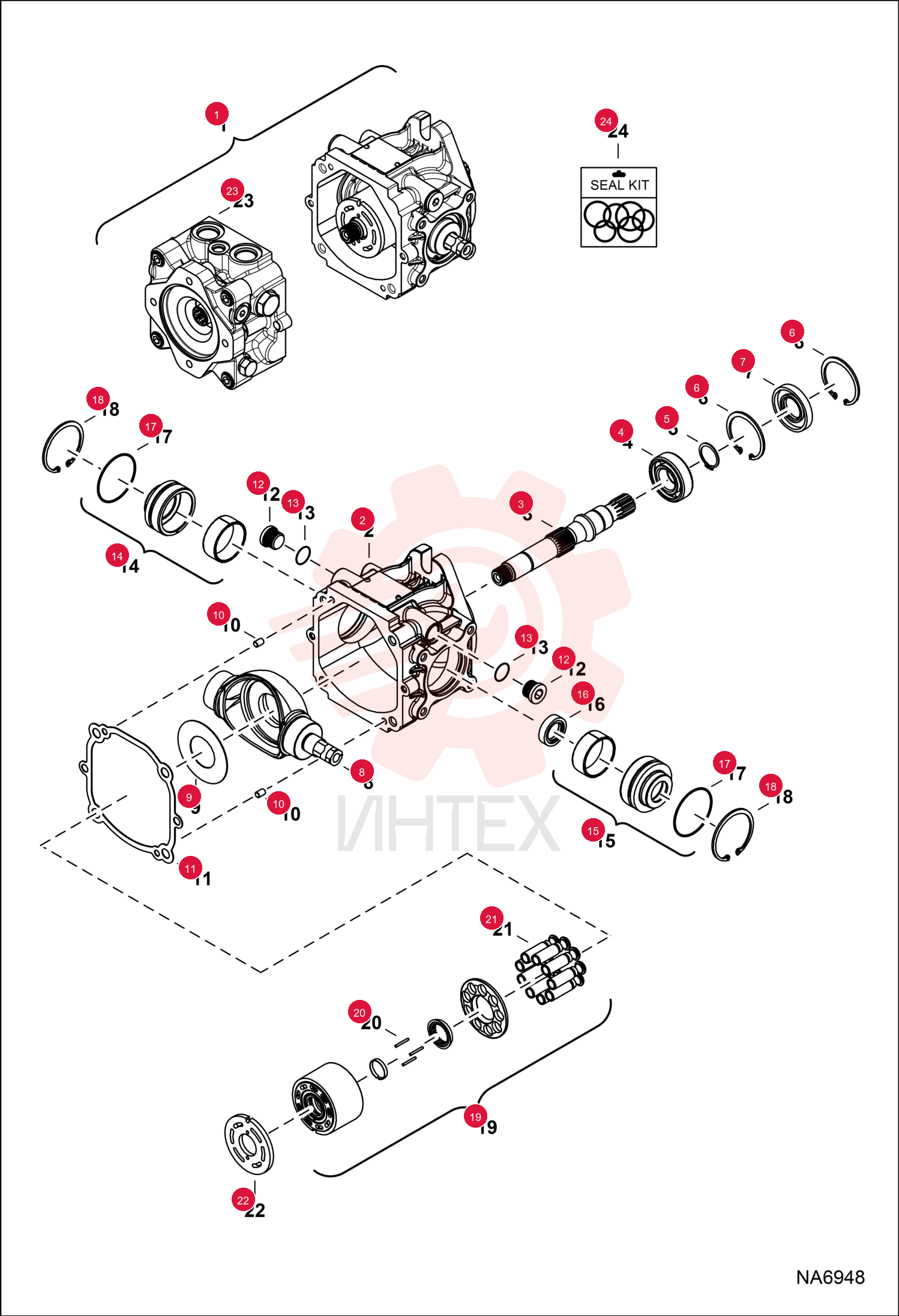 PUMP, HYD 7023339 (3)