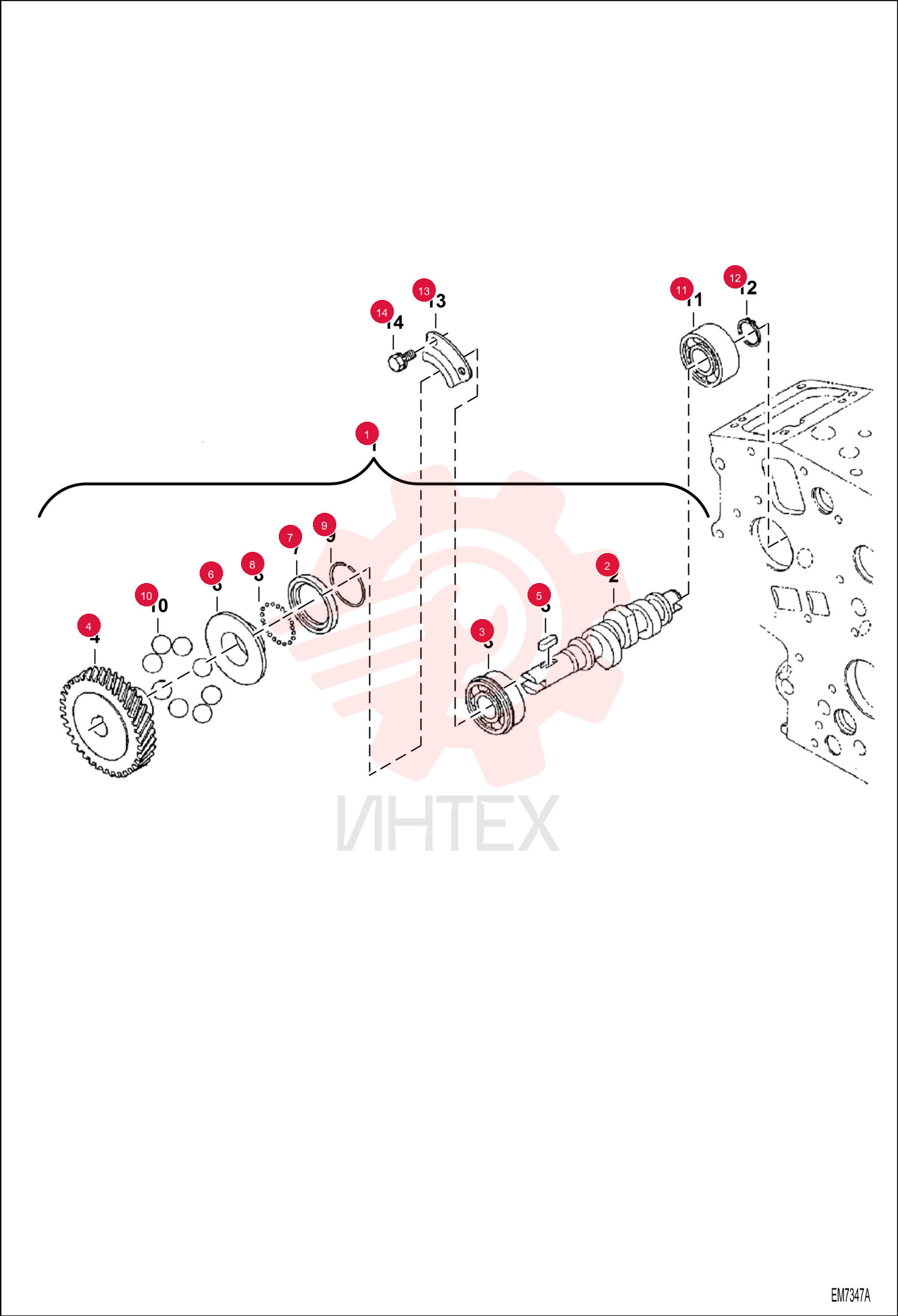 CAMSHAFT, FUEL 7259294