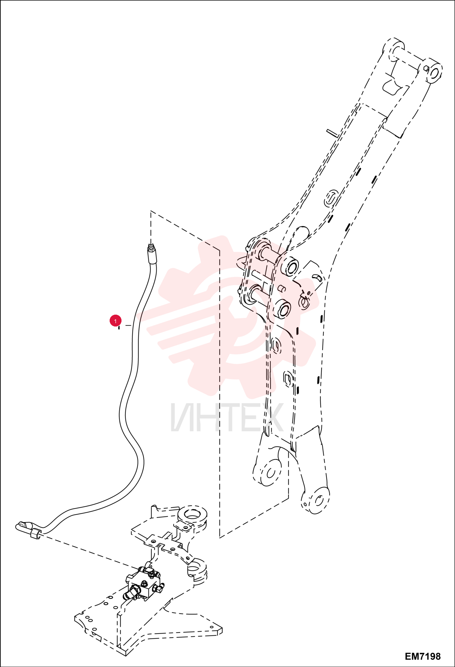HOSE ASSY 7140646 (2)