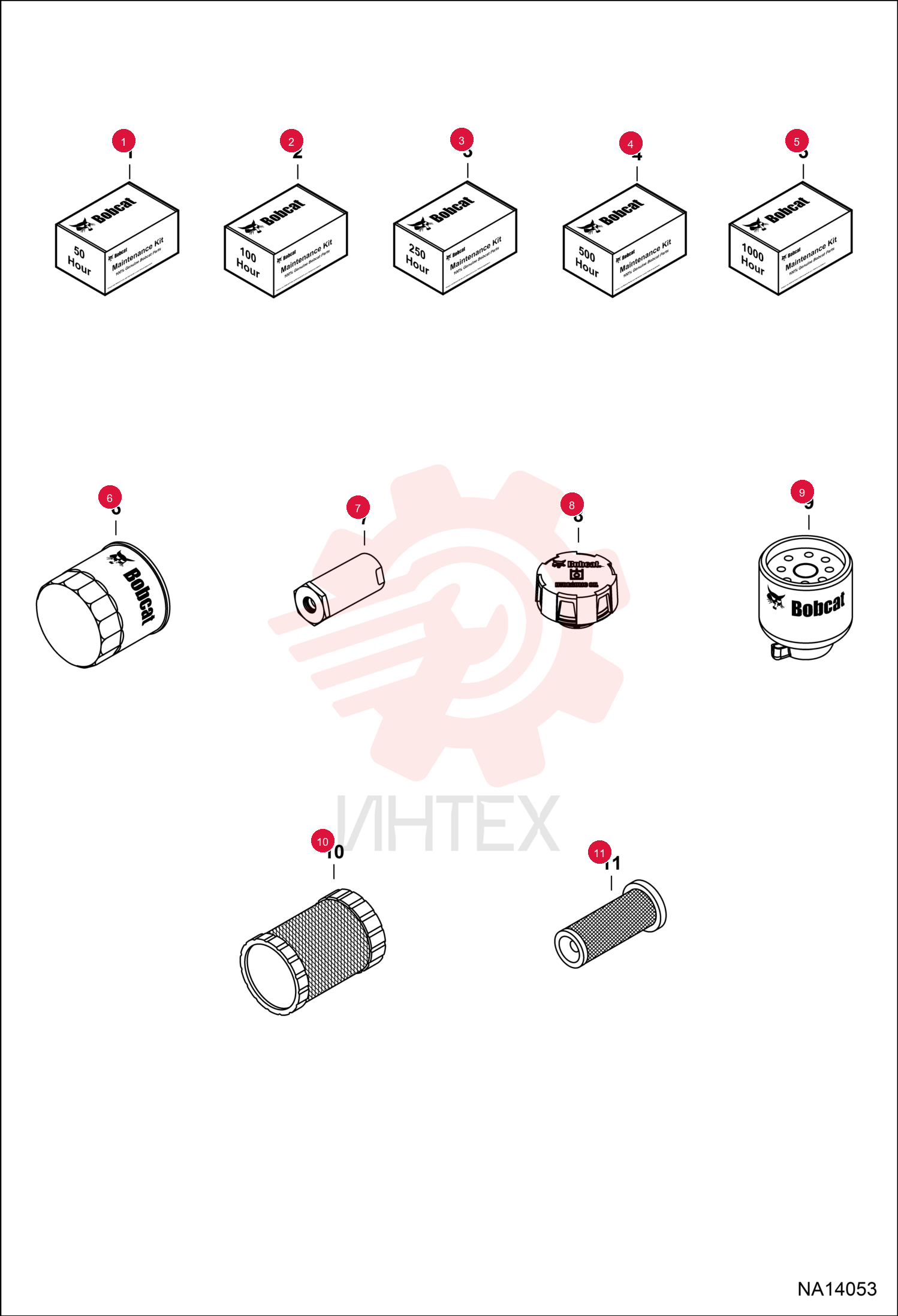 KIT MAINTENANCE 50 HR 7324366 (1)