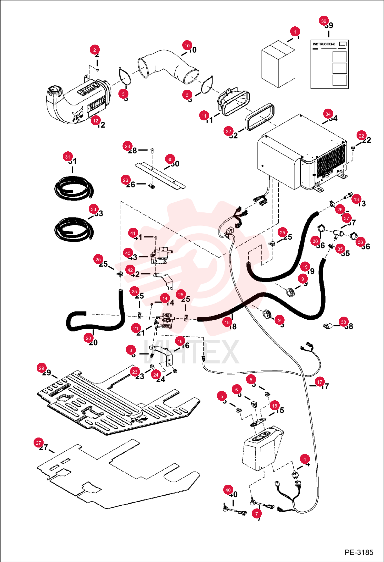 KIT, HEATER 7136657 (1)