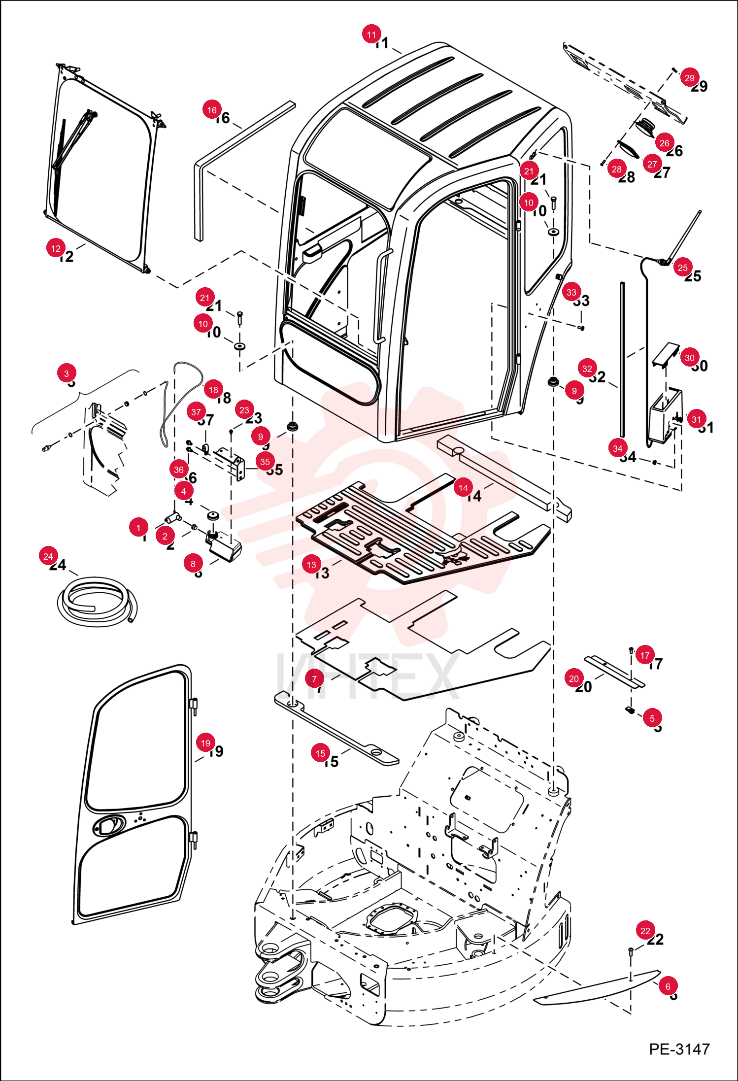 PUMP, WIPER WASHER 6664554 (3)