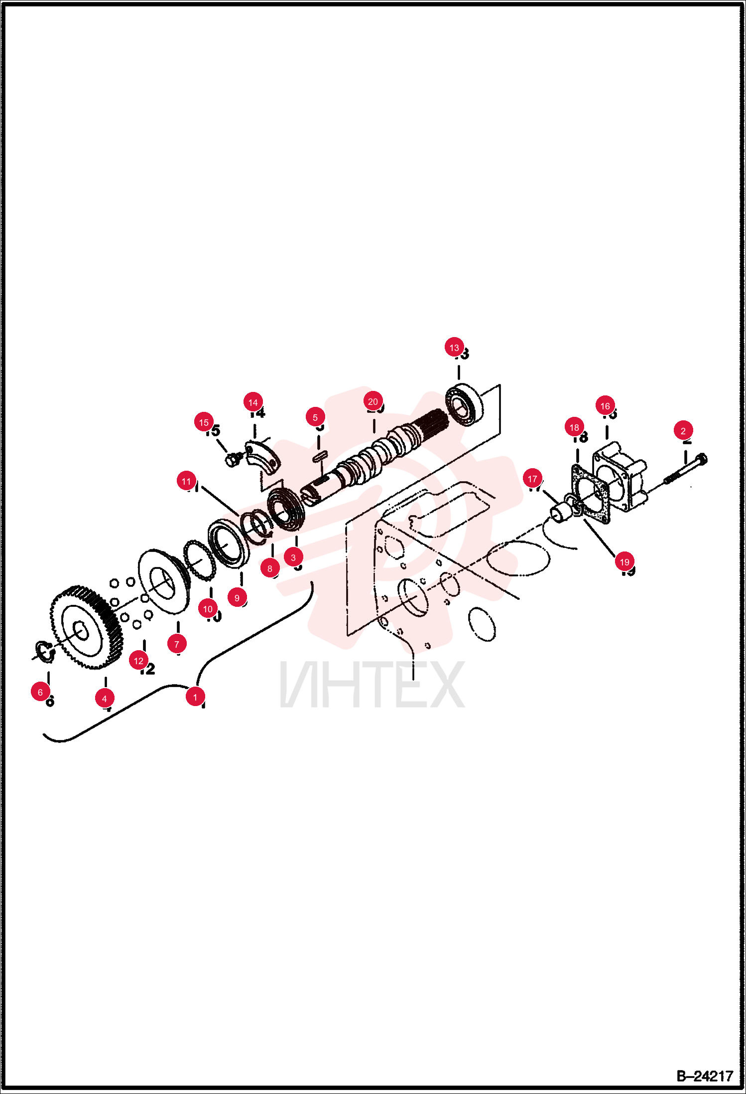 CAMSHAFT, FUEL 7009541 (1)