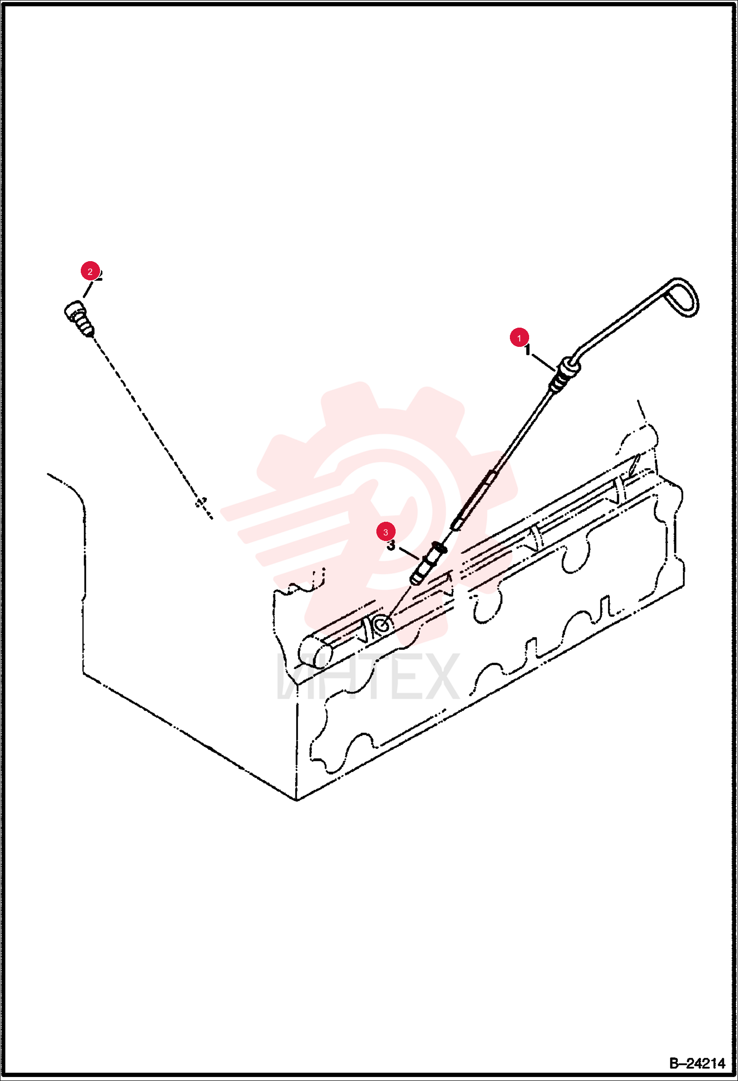 DIPSTICK, OIL ENG 6677202 (3)