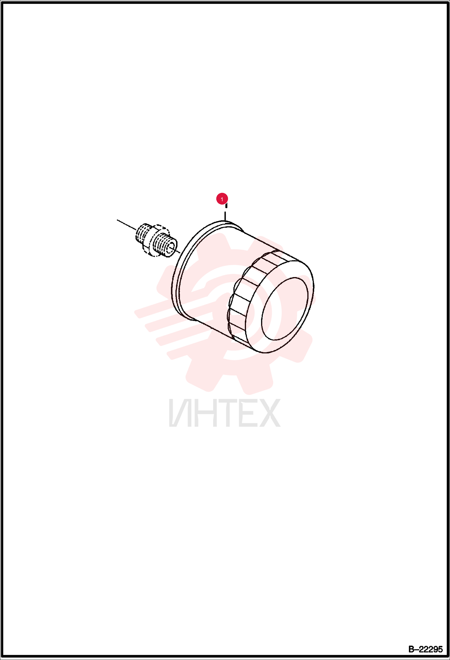 FILTER, OIL ENG 12 6675517 (4)