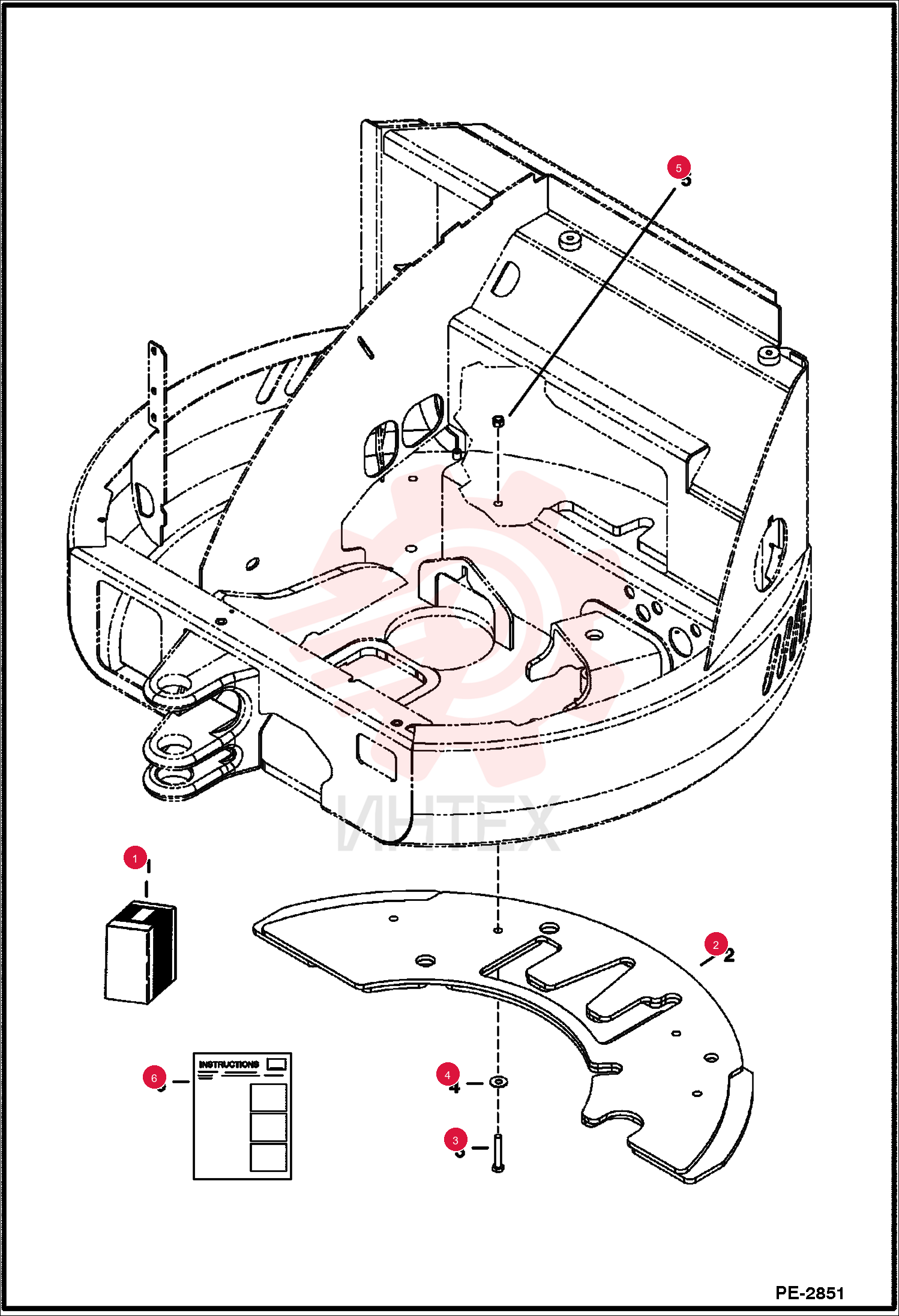 KIT, COUNTERWEIGHT 7100954 (1)
