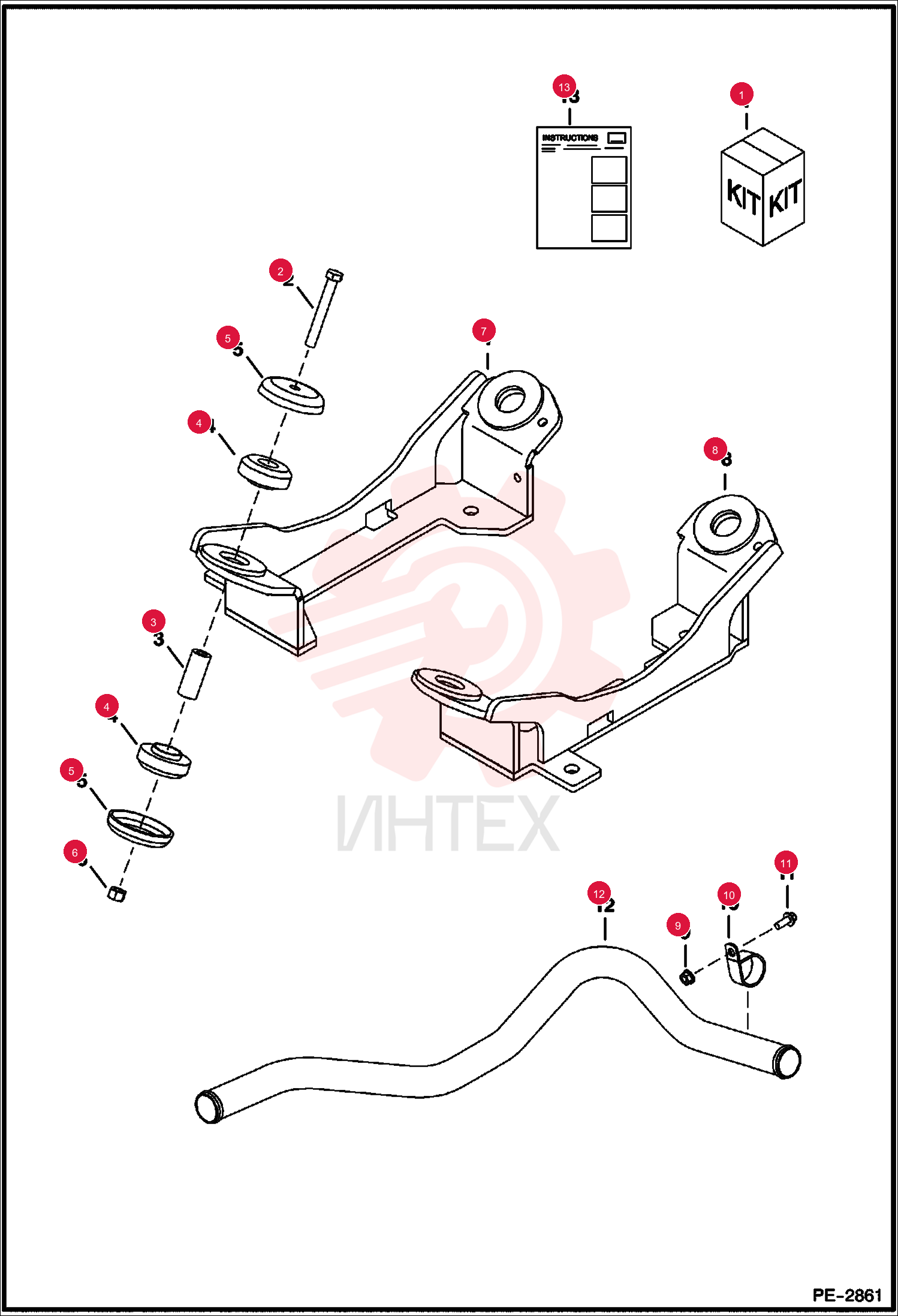 KIT ENGINE MOUNT 7121997