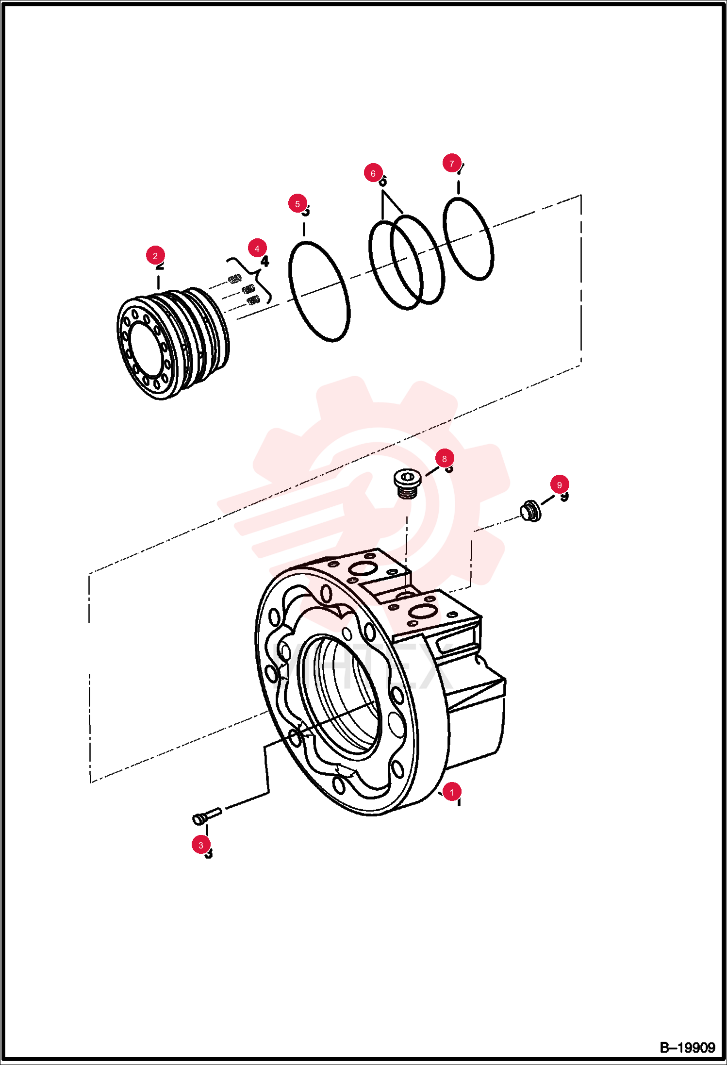 HOUSING, REAR 6679778 (4)