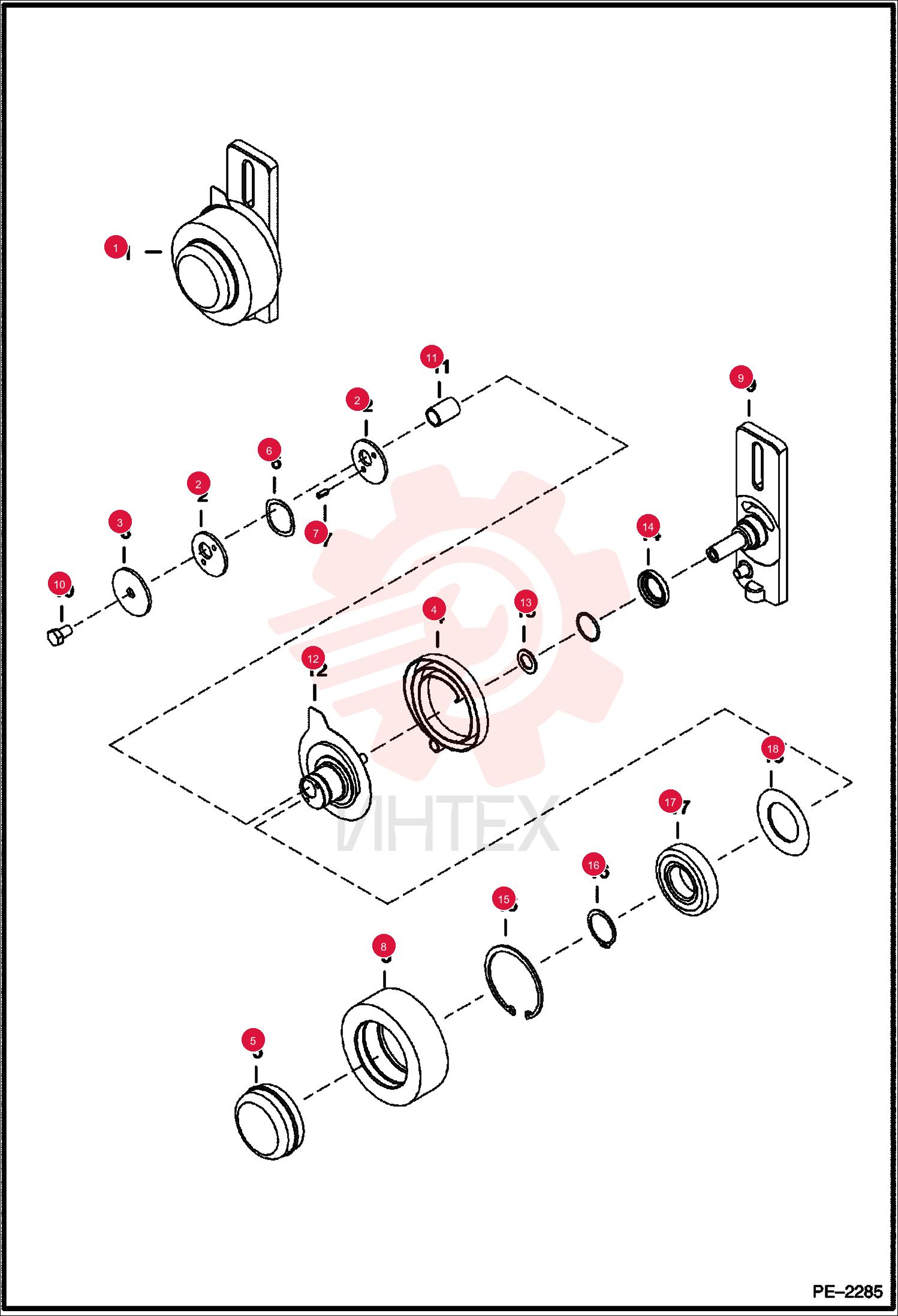 IDLER ASSEMBLY 7101660 (1)